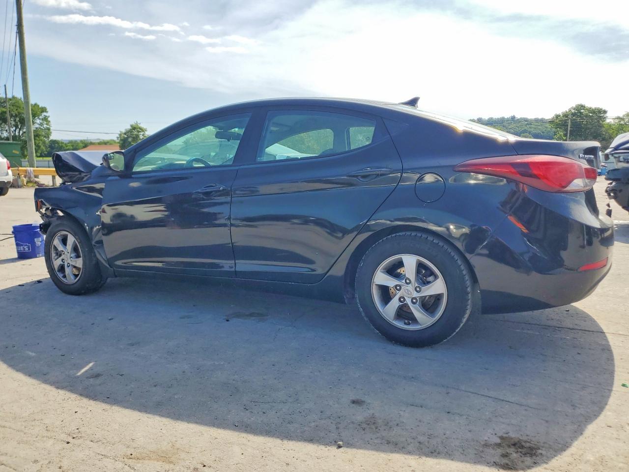 2015 Hyundai Elantra Se Black vin: 5NPDH4AE3FH651372