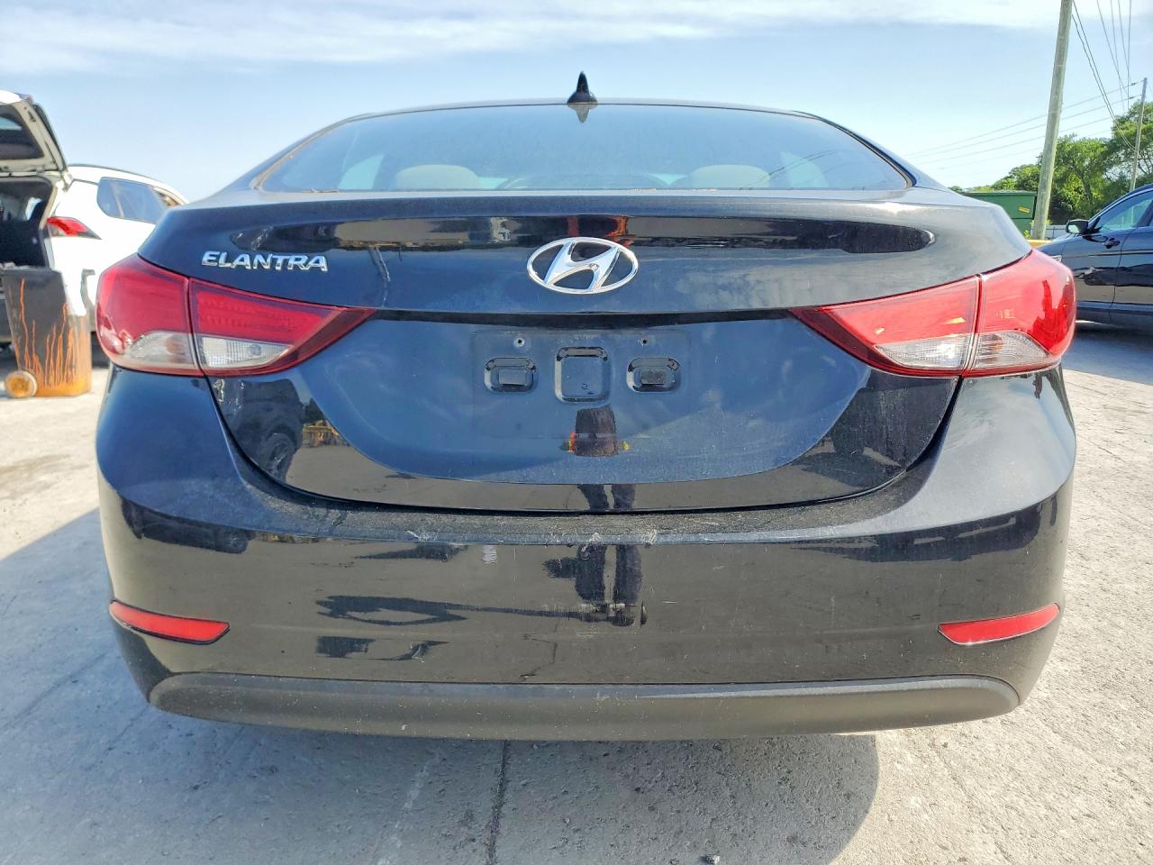 2015 Hyundai Elantra Se Black vin: 5NPDH4AE3FH651372