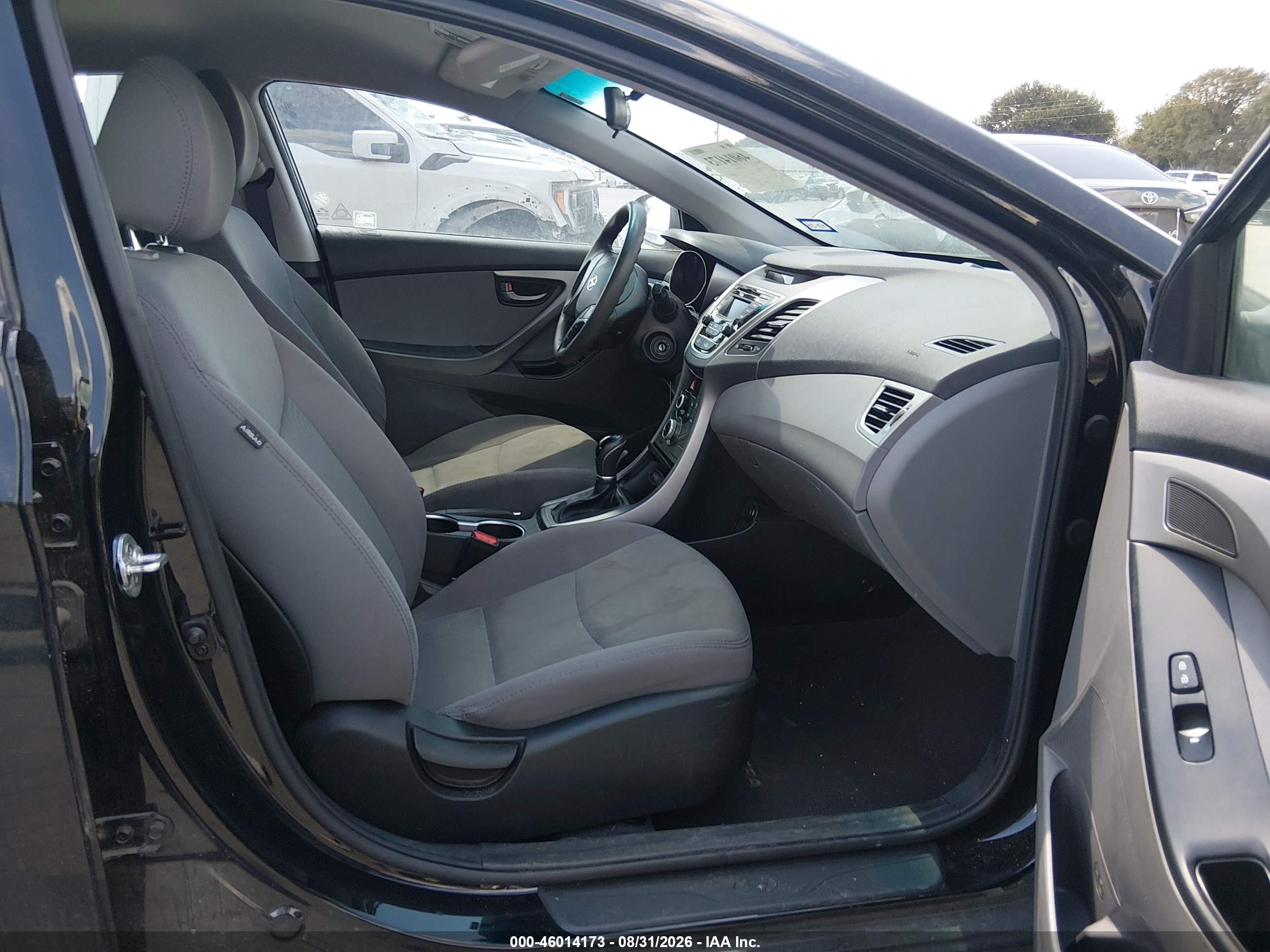 2015 Hyundai Elantra Se Black vin: 5NPDH4AE3FH652148