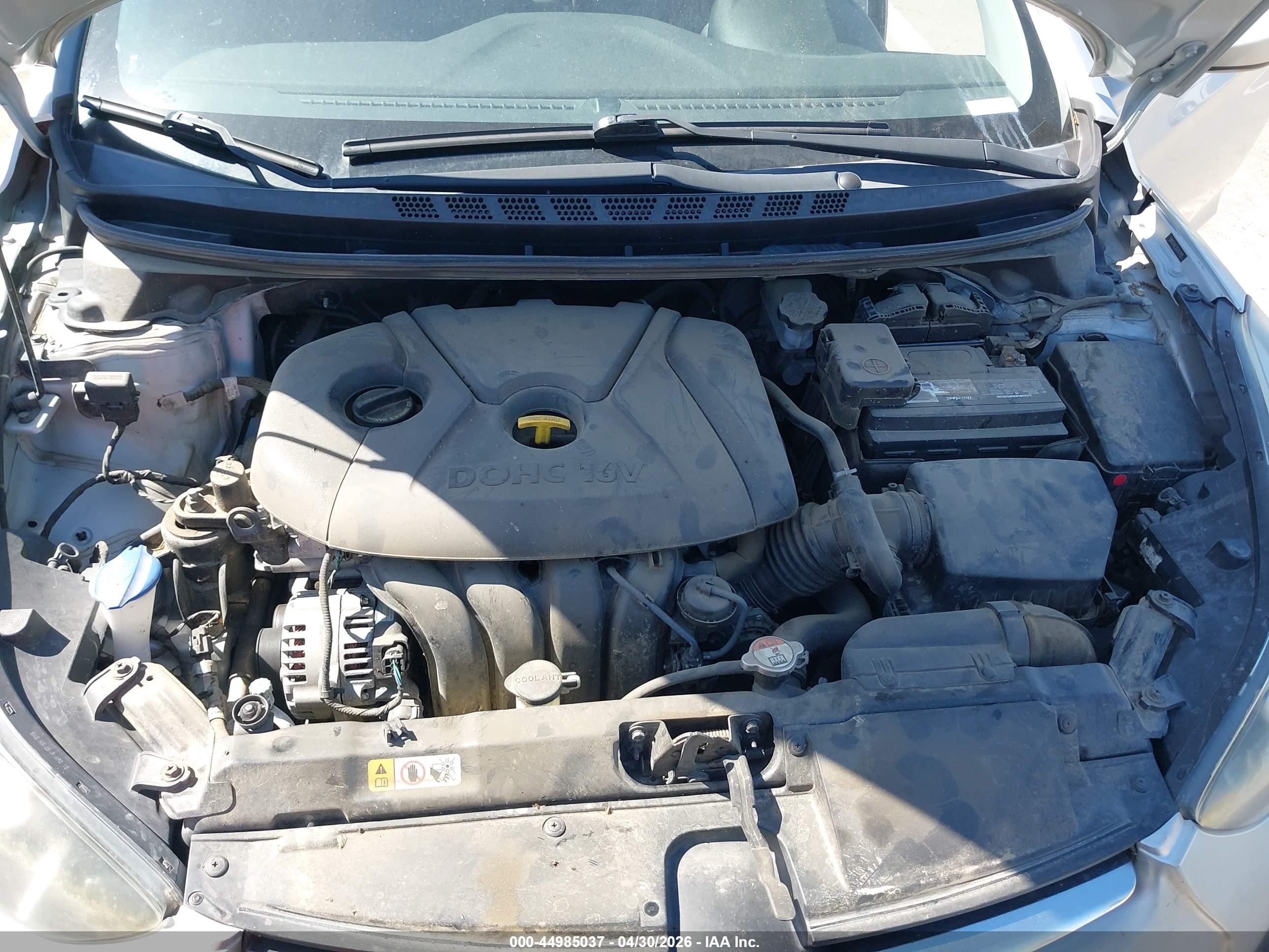 2016 Hyundai Elantra Se Silver vin: 5NPDH4AE3GH707103