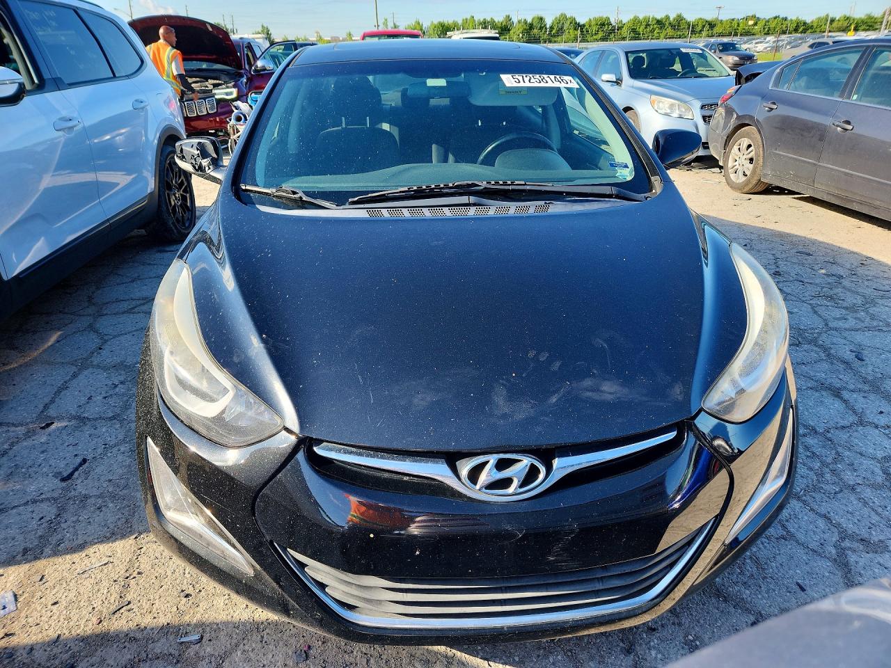 2016 Hyundai Elantra Value Edition Черный vin: 5NPDH4AE3GH770539