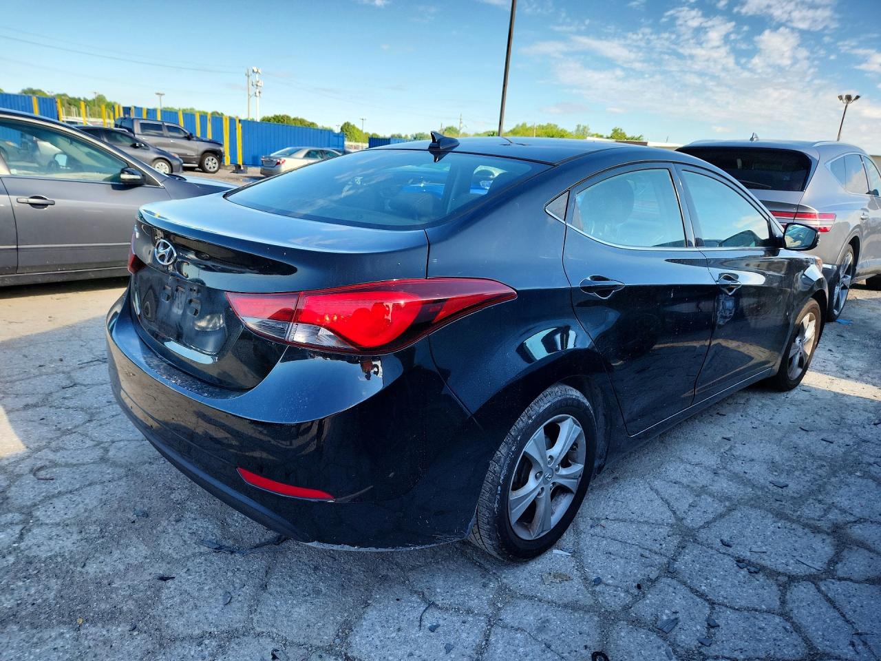 2016 Hyundai Elantra Value Edition Черный vin: 5NPDH4AE3GH770539