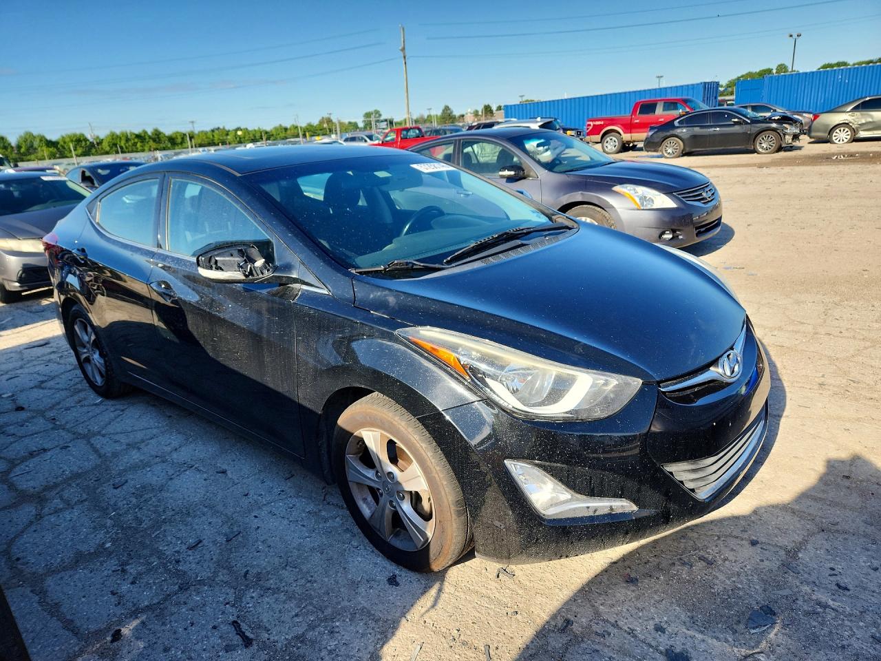 2016 Hyundai Elantra Value Edition Черный vin: 5NPDH4AE3GH770539