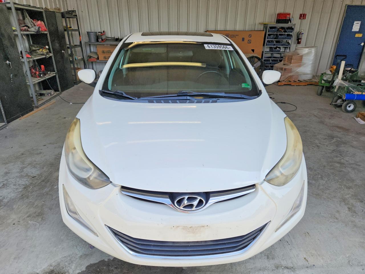 2016 Hyundai Elantra Value Edition White vin: 5NPDH4AE3GH774350