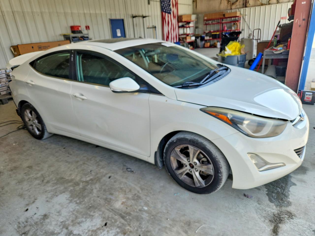 2016 Hyundai Elantra Value Edition White vin: 5NPDH4AE3GH774350