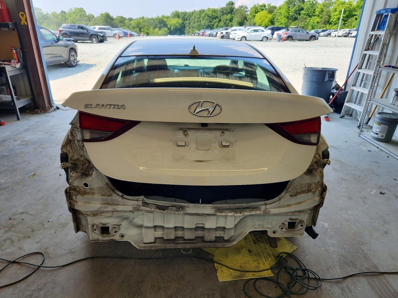 2016 Hyundai Elantra Value Edition White vin: 5NPDH4AE3GH774350
