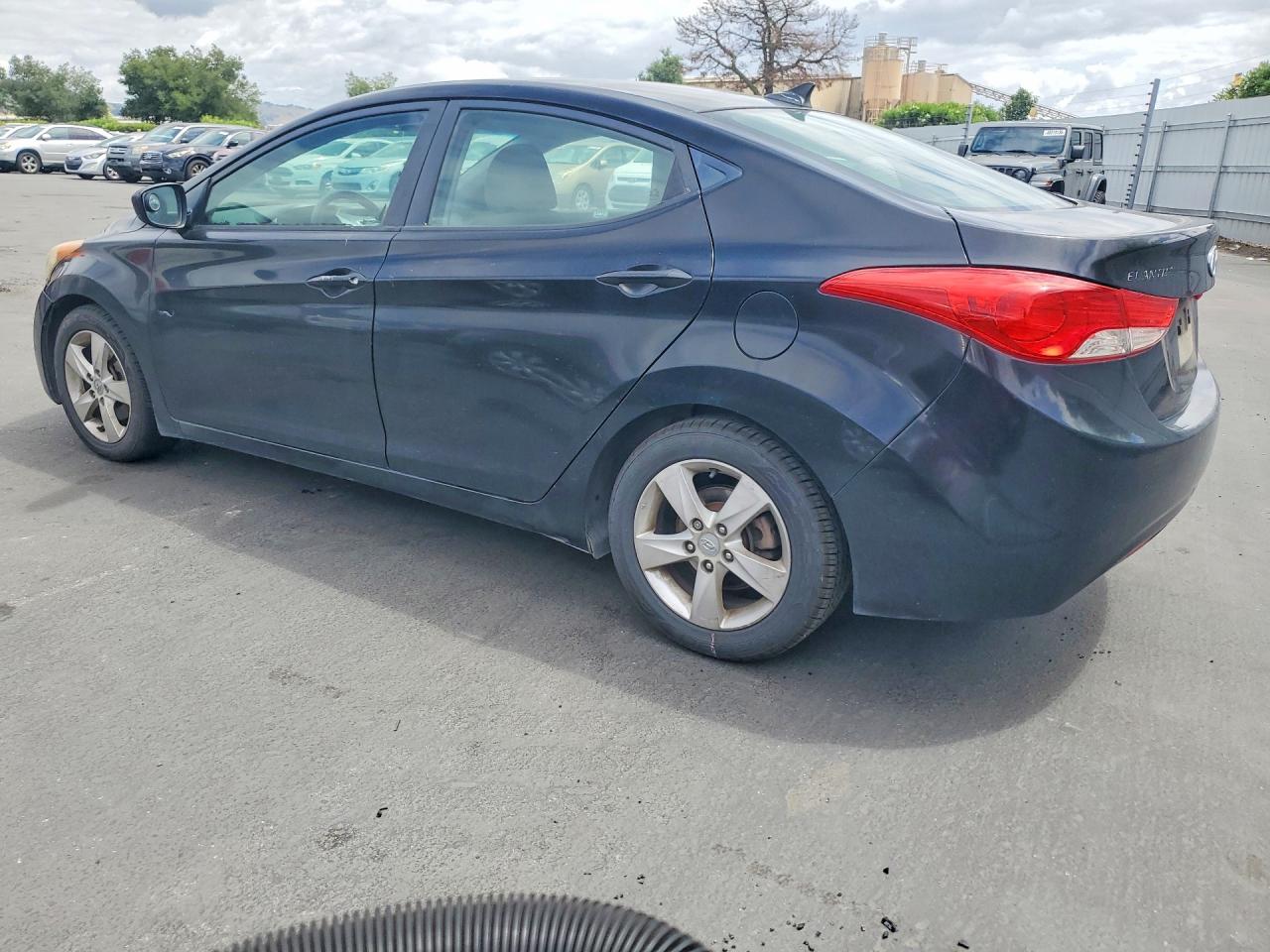 2011 Hyundai Elantra Gls Black vin: 5NPDH4AE4BH000505