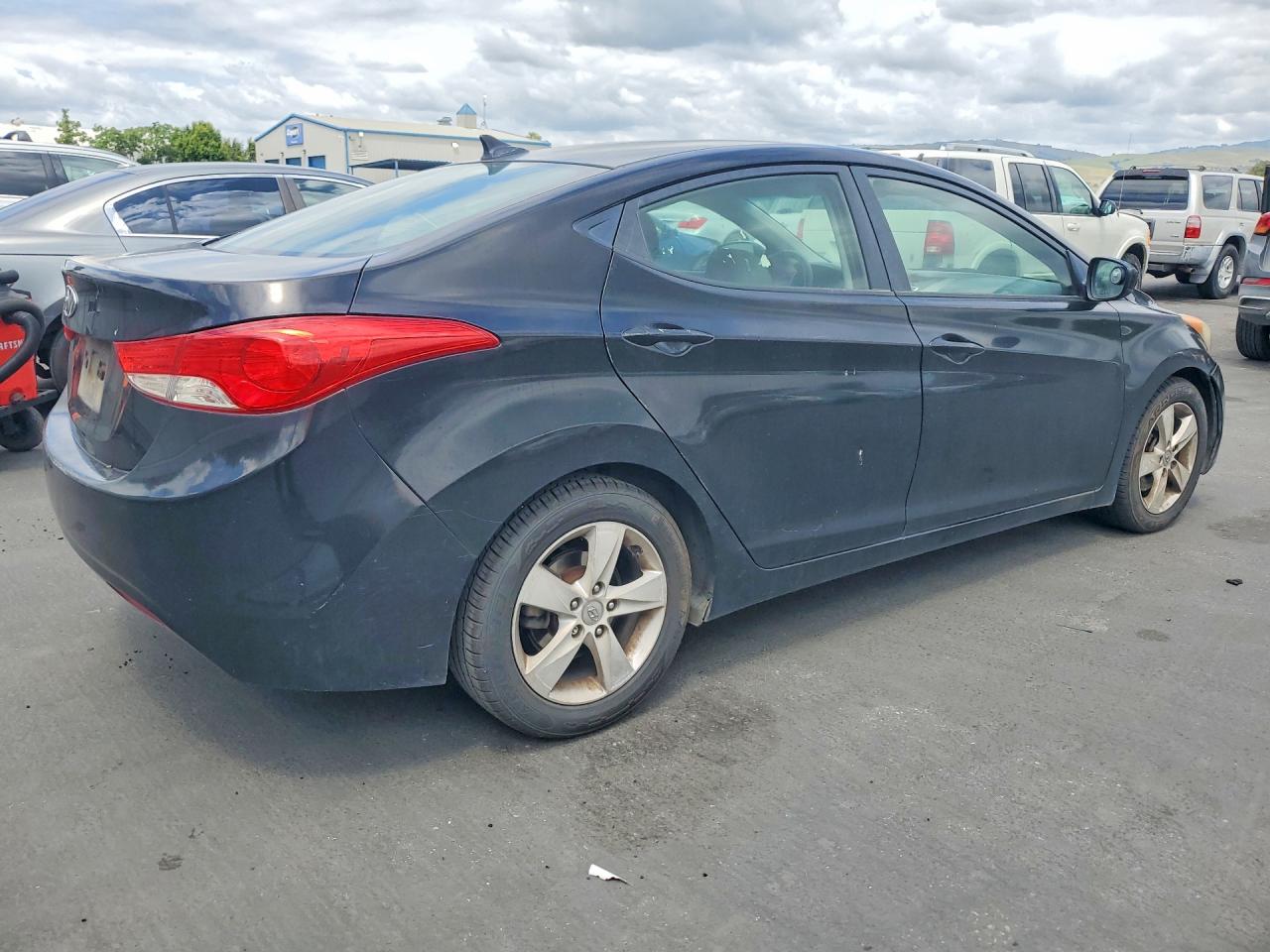 2011 Hyundai Elantra Gls Black vin: 5NPDH4AE4BH000505