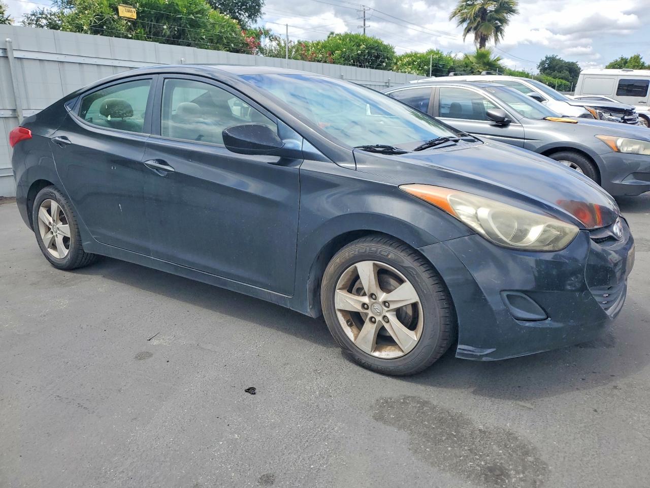 2011 Hyundai Elantra Gls Black vin: 5NPDH4AE4BH000505