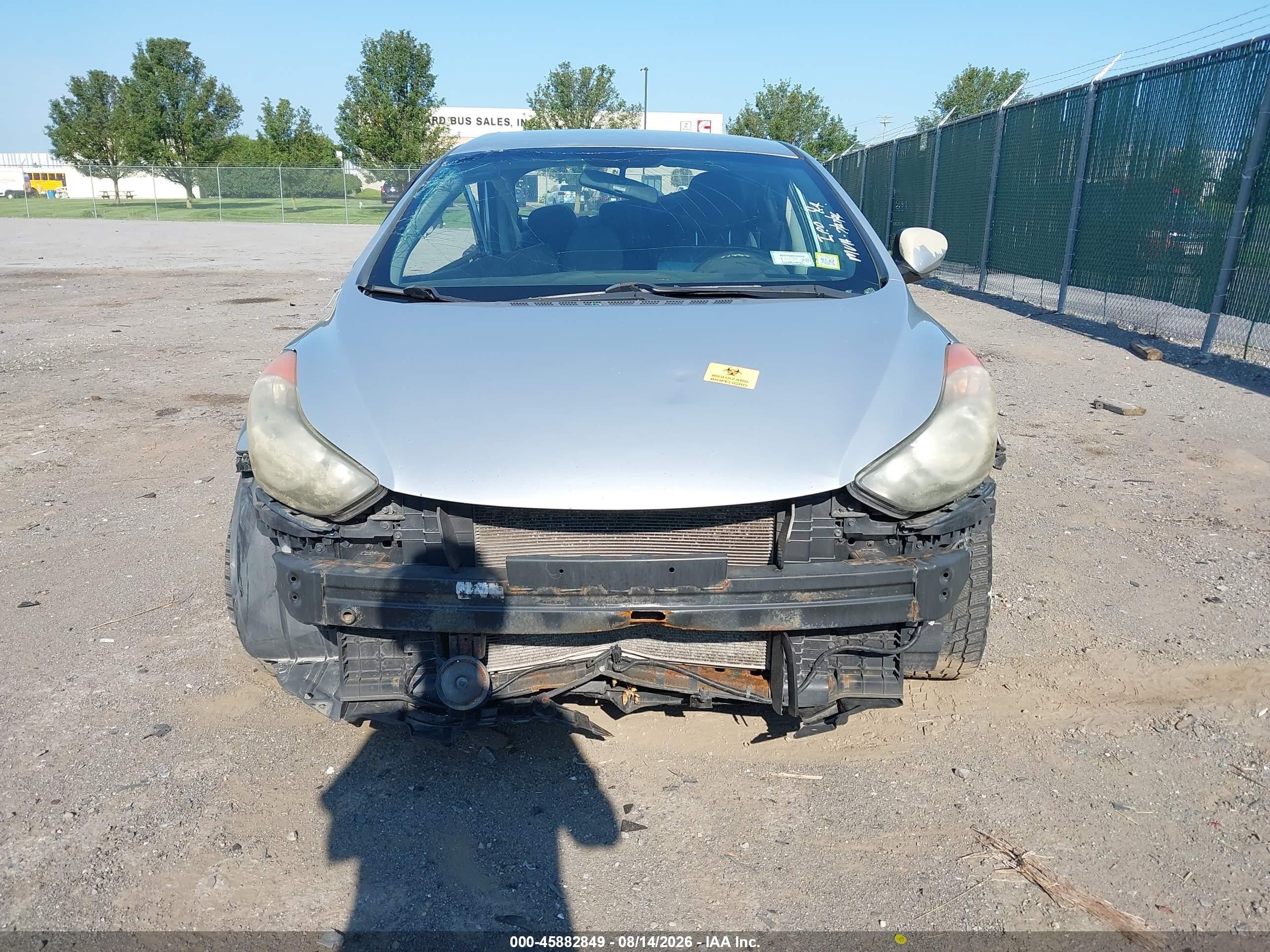 2011 Hyundai Elantra Gls Silver vin: 5NPDH4AE4BH000911