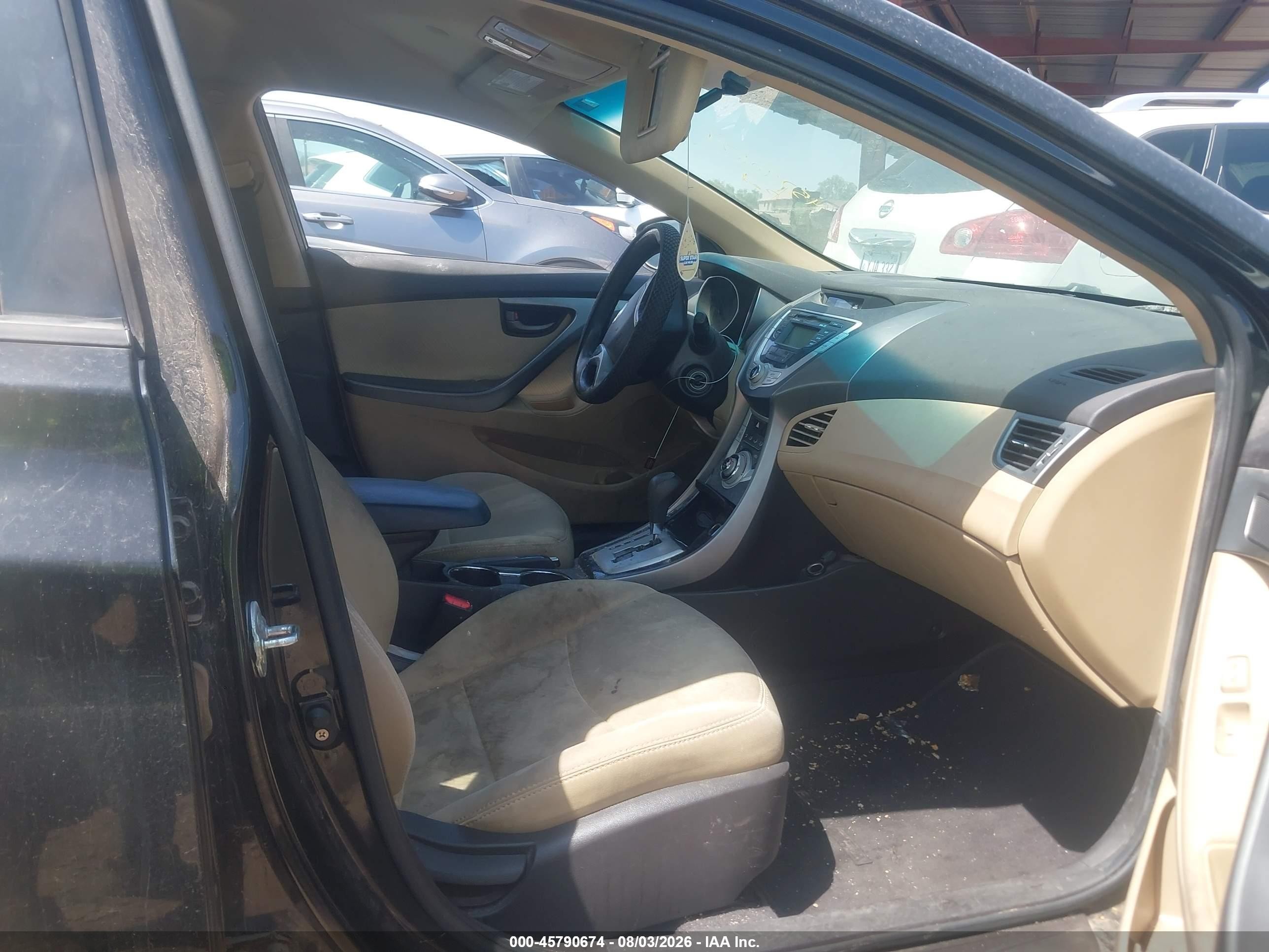 2011 Hyundai Elantra Gls Black vin: 5NPDH4AE4BH004778