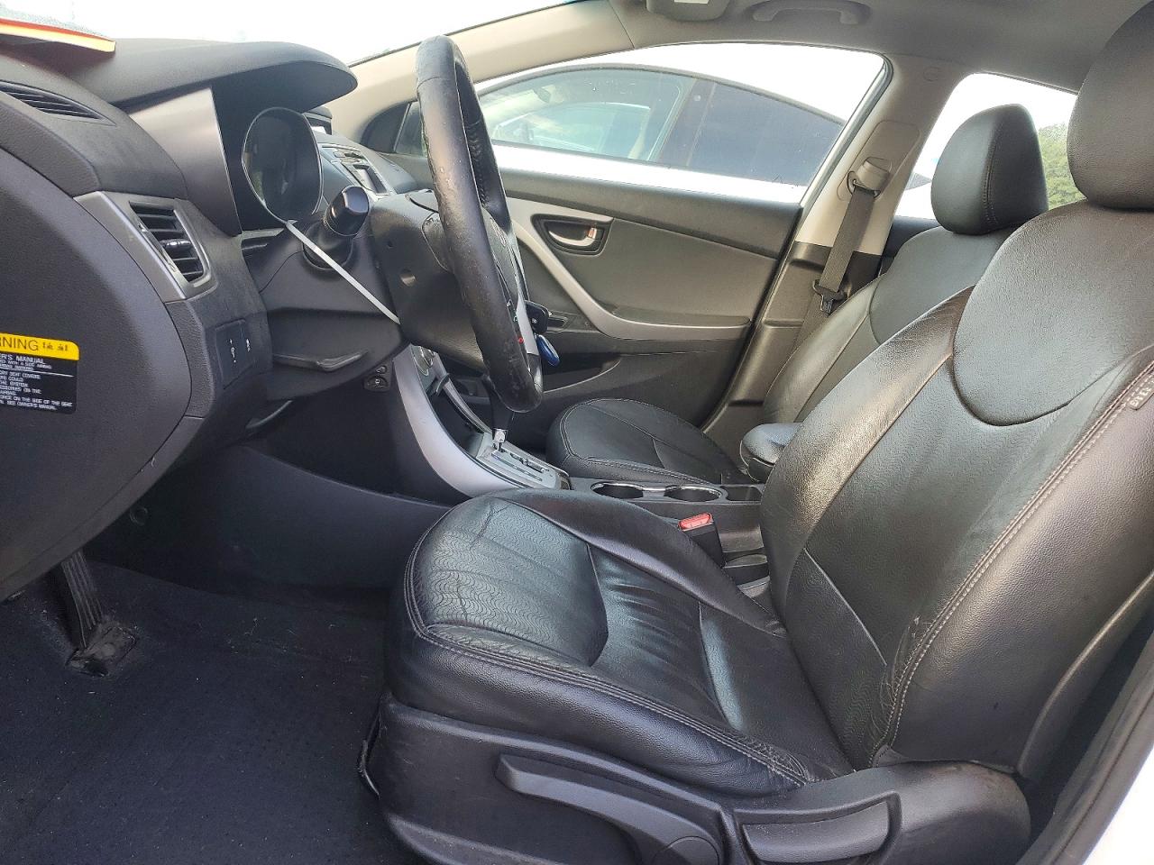 2011 Hyundai Elantra Limited White vin: 5NPDH4AE4BH010001