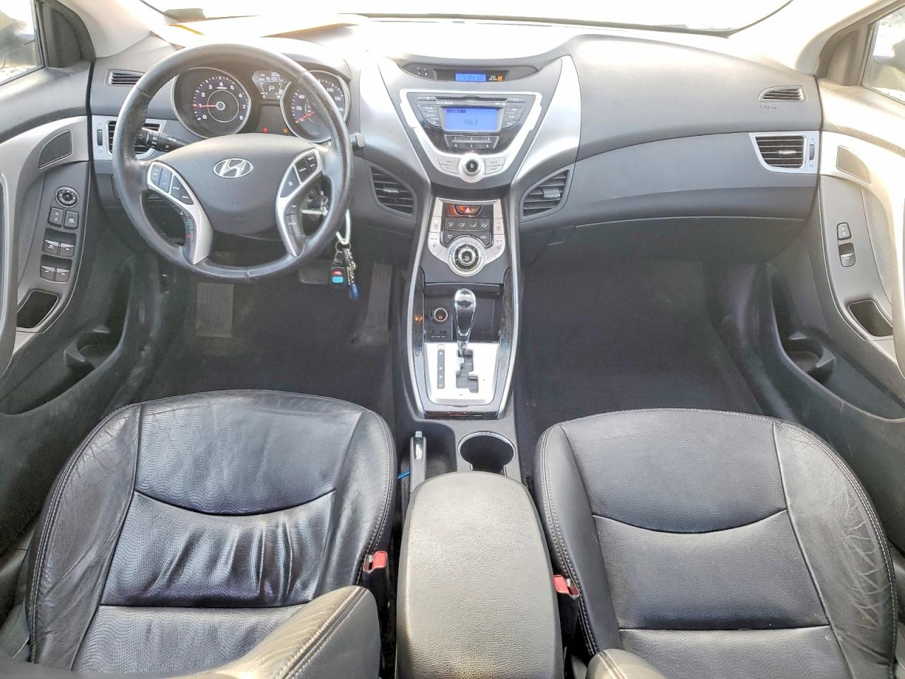 2011 Hyundai Elantra Limited White vin: 5NPDH4AE4BH010001