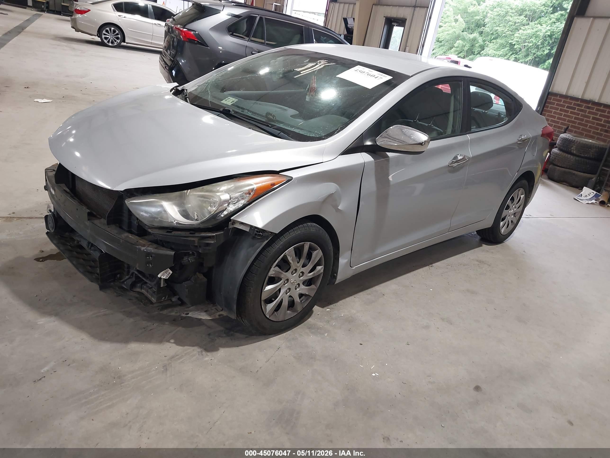 2011 Hyundai Elantra Gls Silver vin: 5NPDH4AE4BH012864