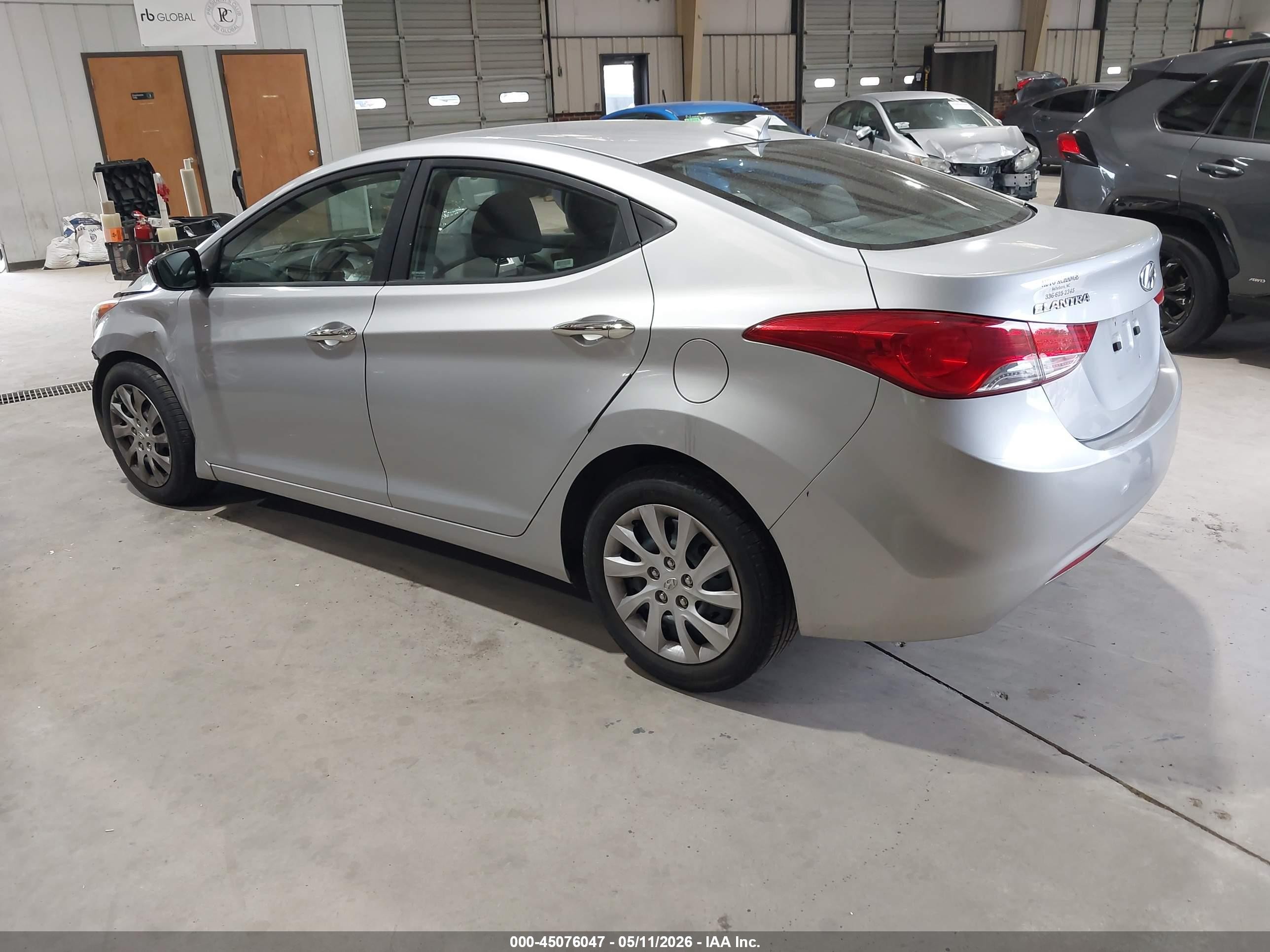 2011 Hyundai Elantra Gls Silver vin: 5NPDH4AE4BH012864