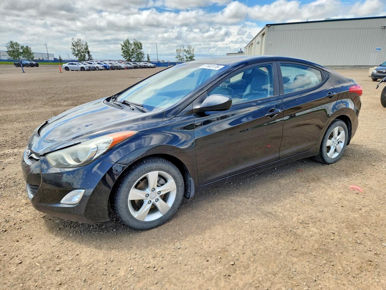 2011 Hyundai Elantra Gls Black vin: 5NPDH4AE4BH025078