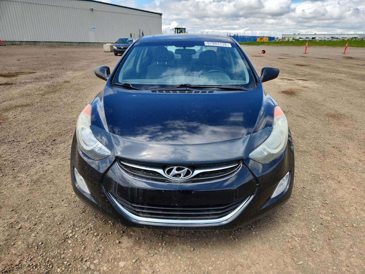 2011 Hyundai Elantra Gls Black vin: 5NPDH4AE4BH025078