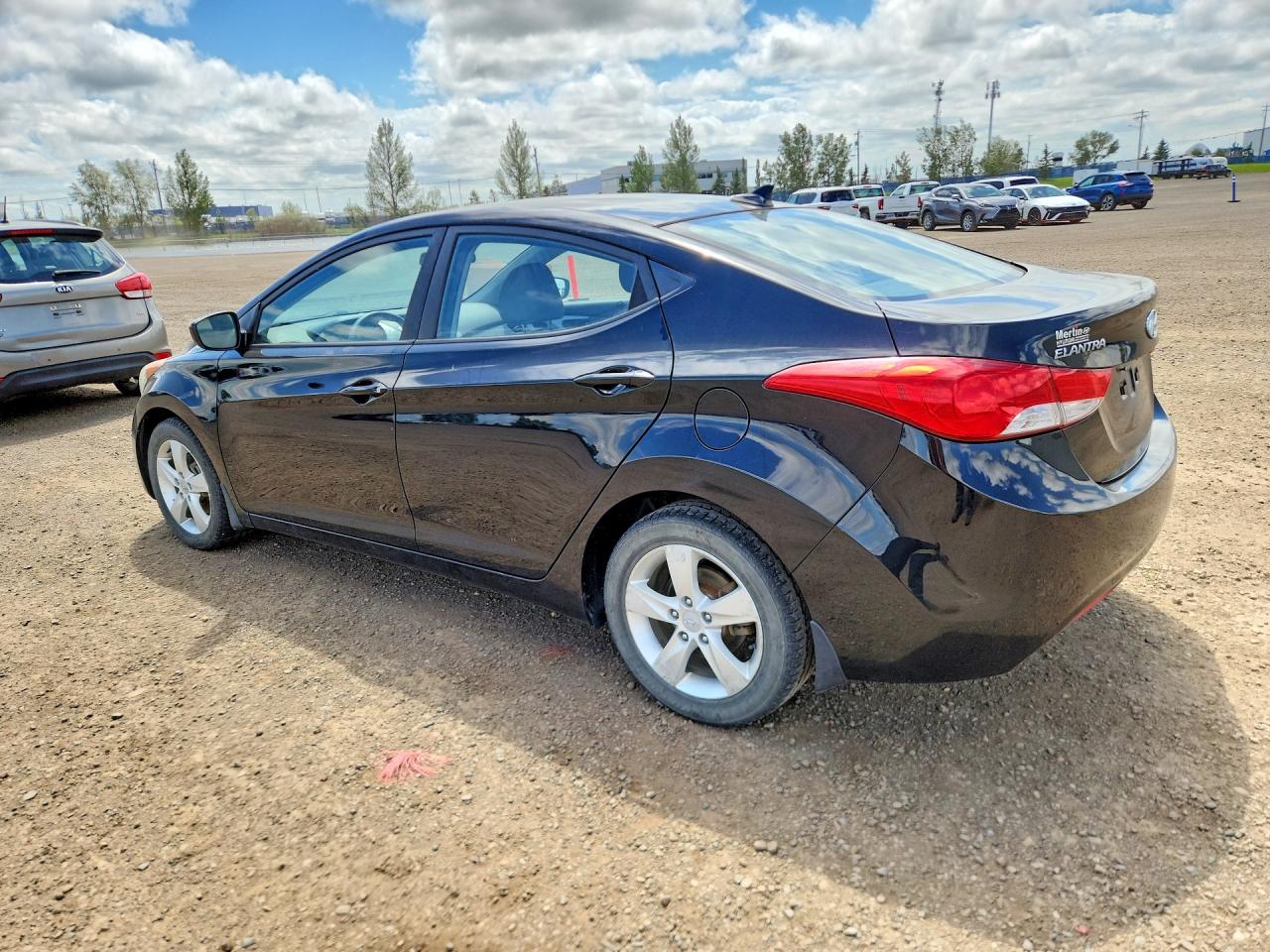 2011 Hyundai Elantra Gls Black vin: 5NPDH4AE4BH025078