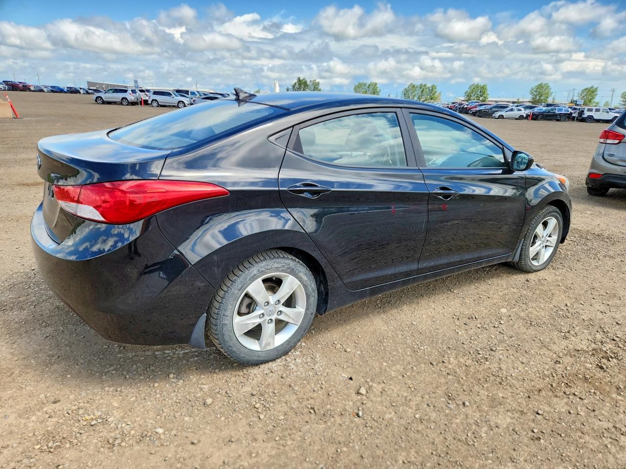 2011 Hyundai Elantra Gls Black vin: 5NPDH4AE4BH025078