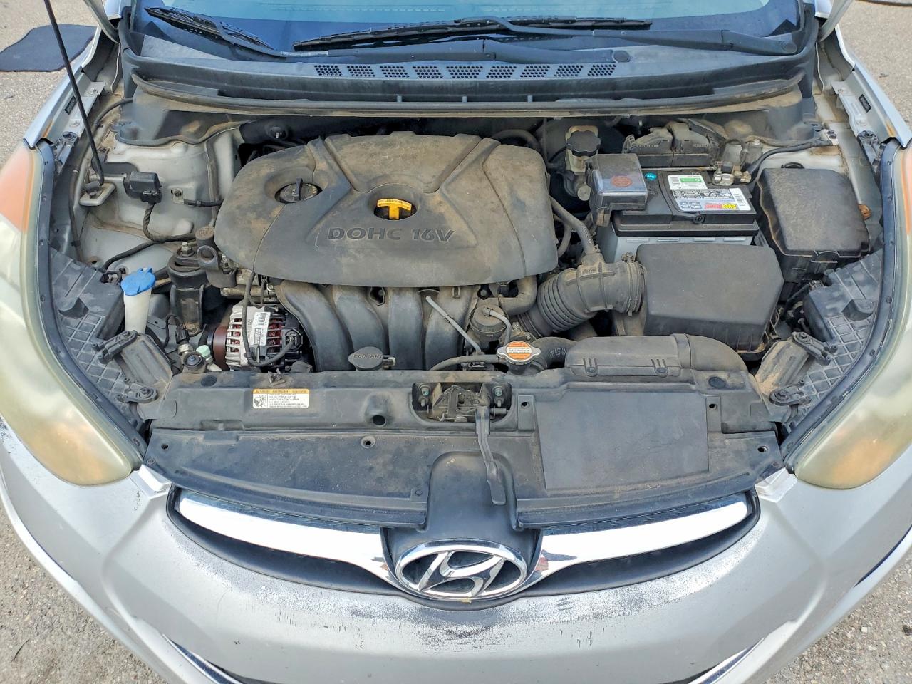 2011 Hyundai Elantra Gls Silver vin: 5NPDH4AE4BH025470