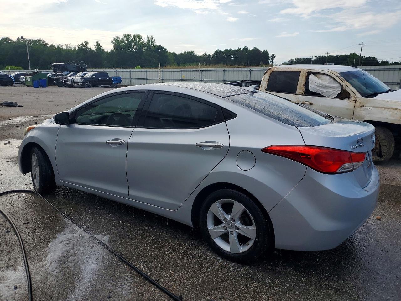 2011 Hyundai Elantra Gls Silver vin: 5NPDH4AE4BH025470