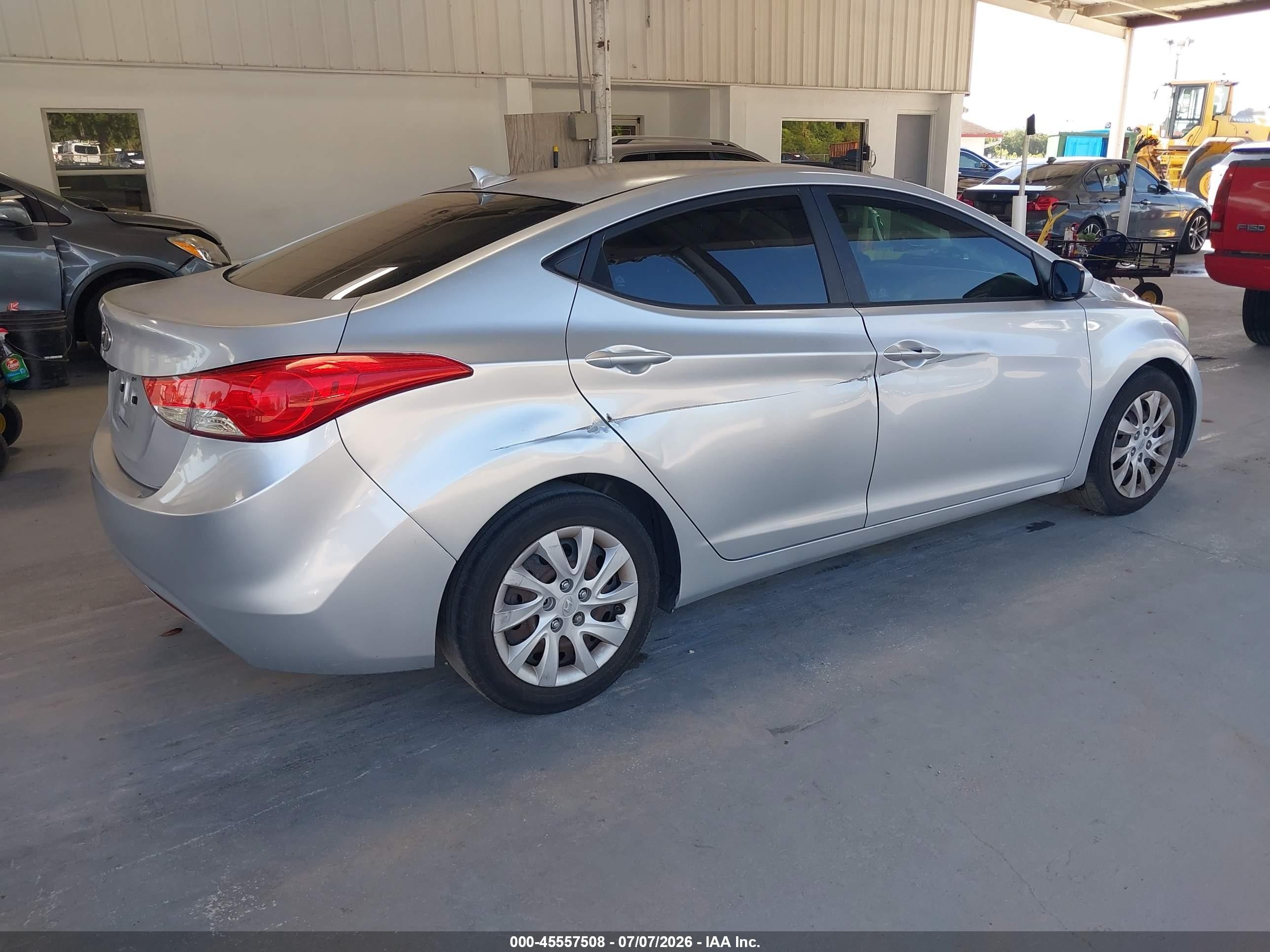 2011 Hyundai Elantra Gls Silver vin: 5NPDH4AE4BH029812