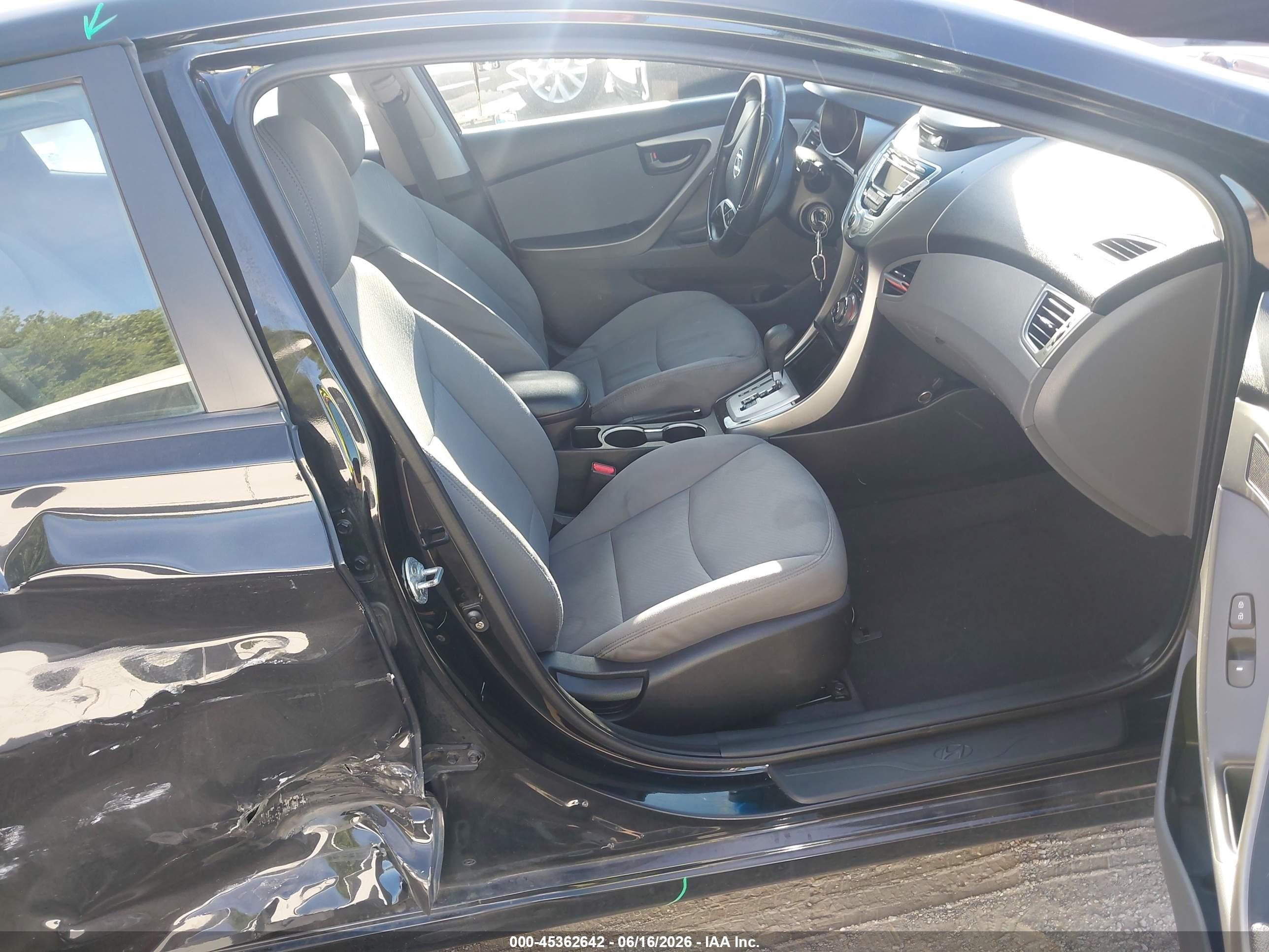 2011 Hyundai Elantra Gls Black vin: 5NPDH4AE4BH031222