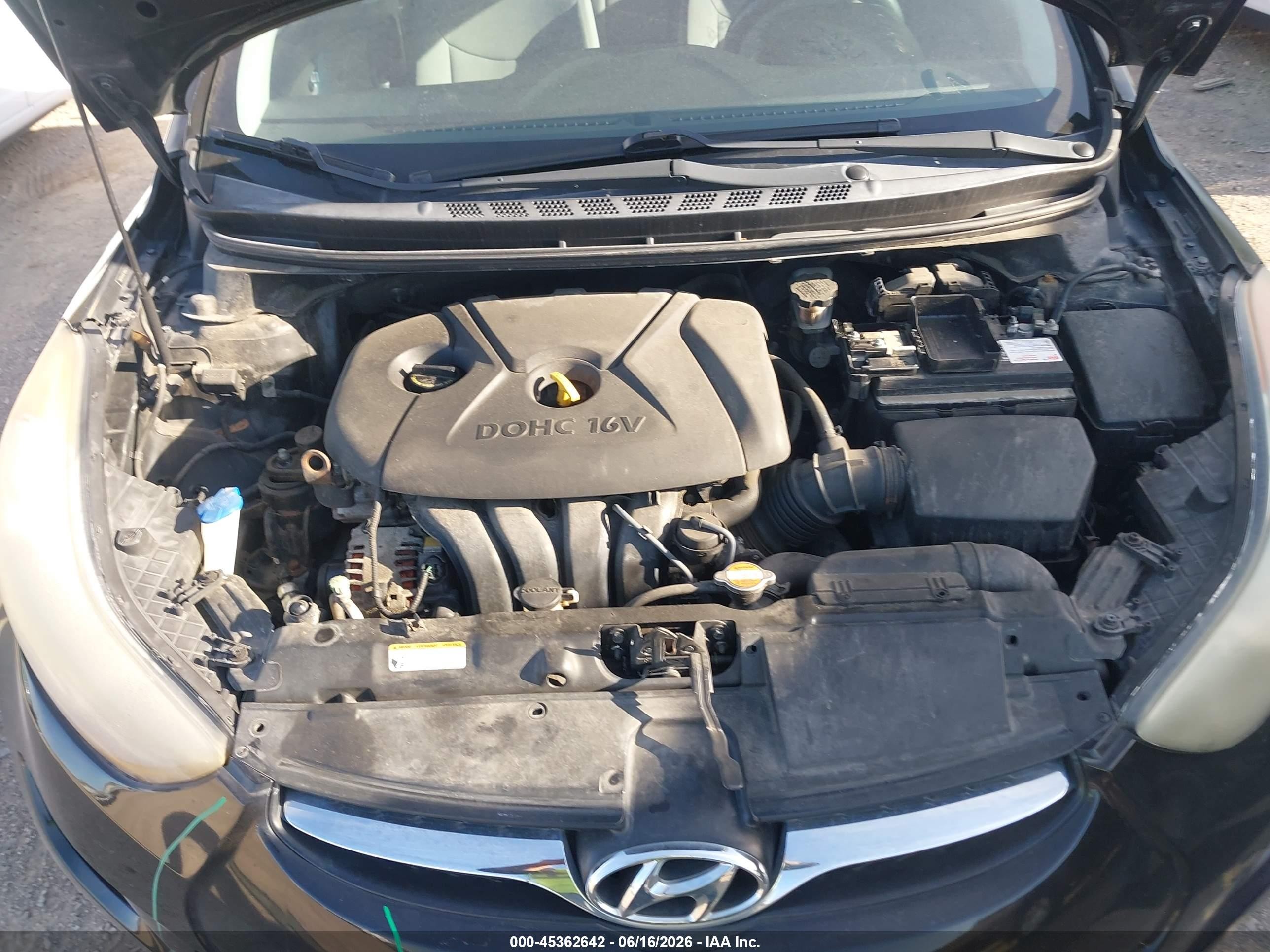 2011 Hyundai Elantra Gls Black vin: 5NPDH4AE4BH031222