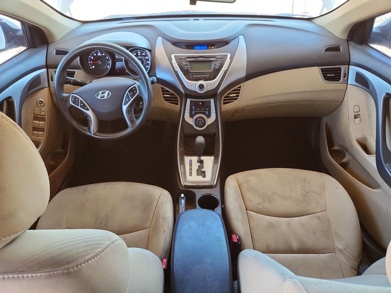 2011 Hyundai Elantra Gls White vin: 5NPDH4AE4BH050790