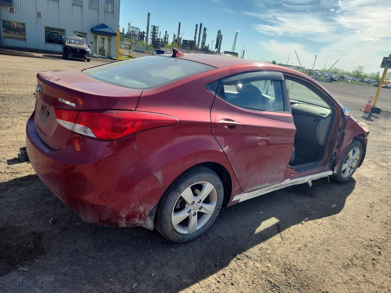 2011 Hyundai Elantra Gls Бордовый vin: 5NPDH4AE4BH059277