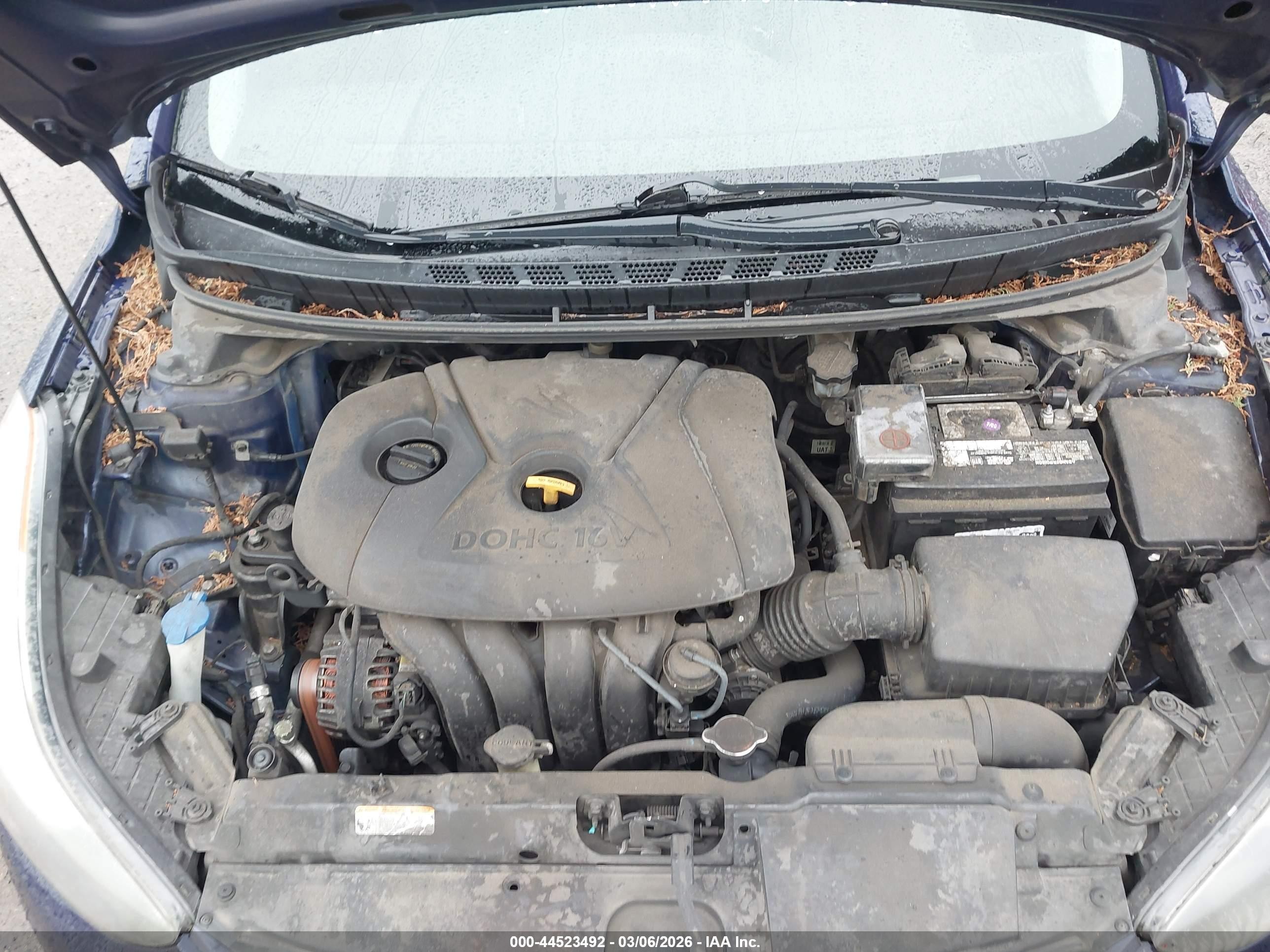 2011 Hyundai Elantra Gls Blue vin: 5NPDH4AE4BH060977