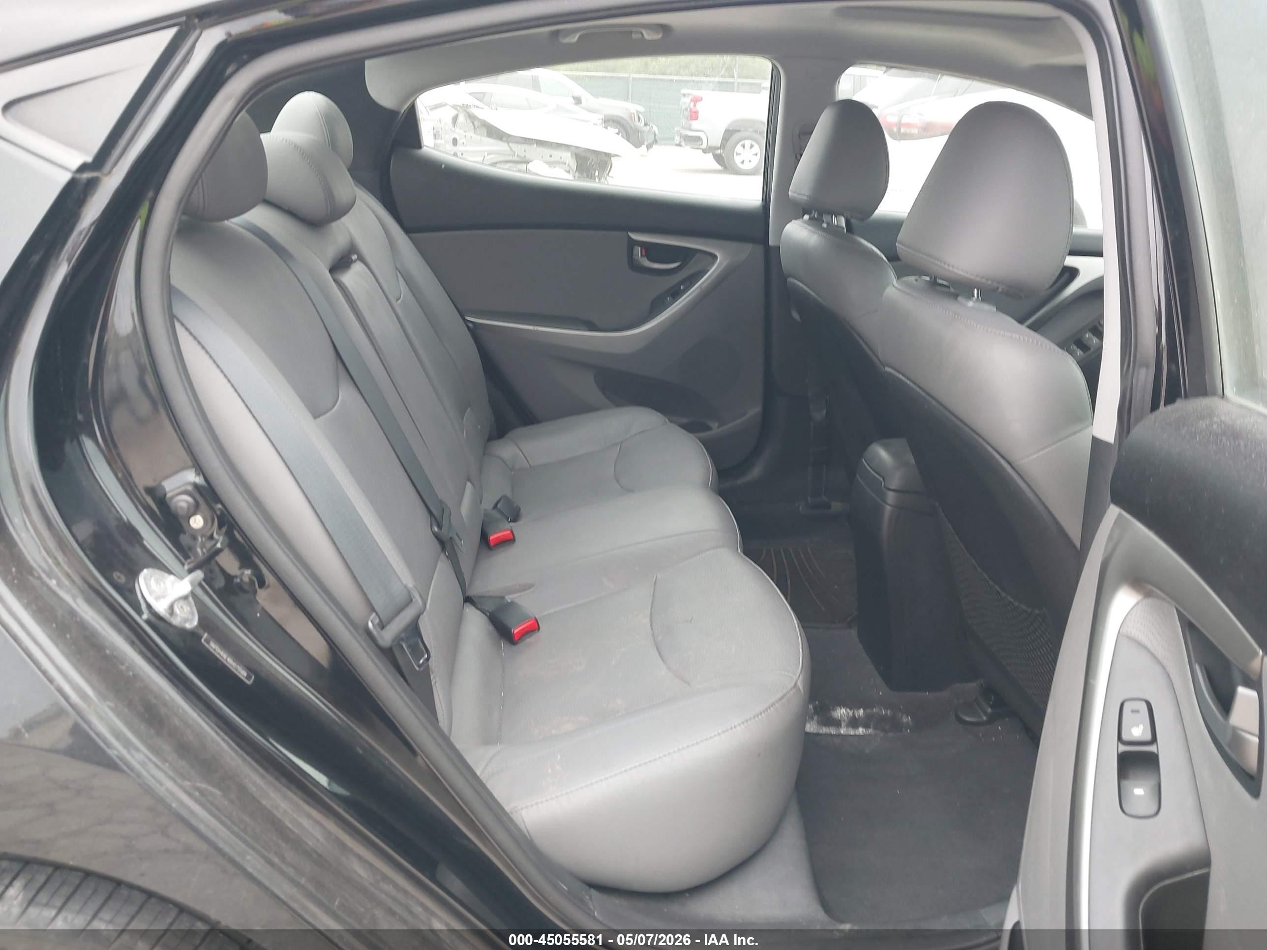 2011 Hyundai Elantra Limited Black vin: 5NPDH4AE4BH075589