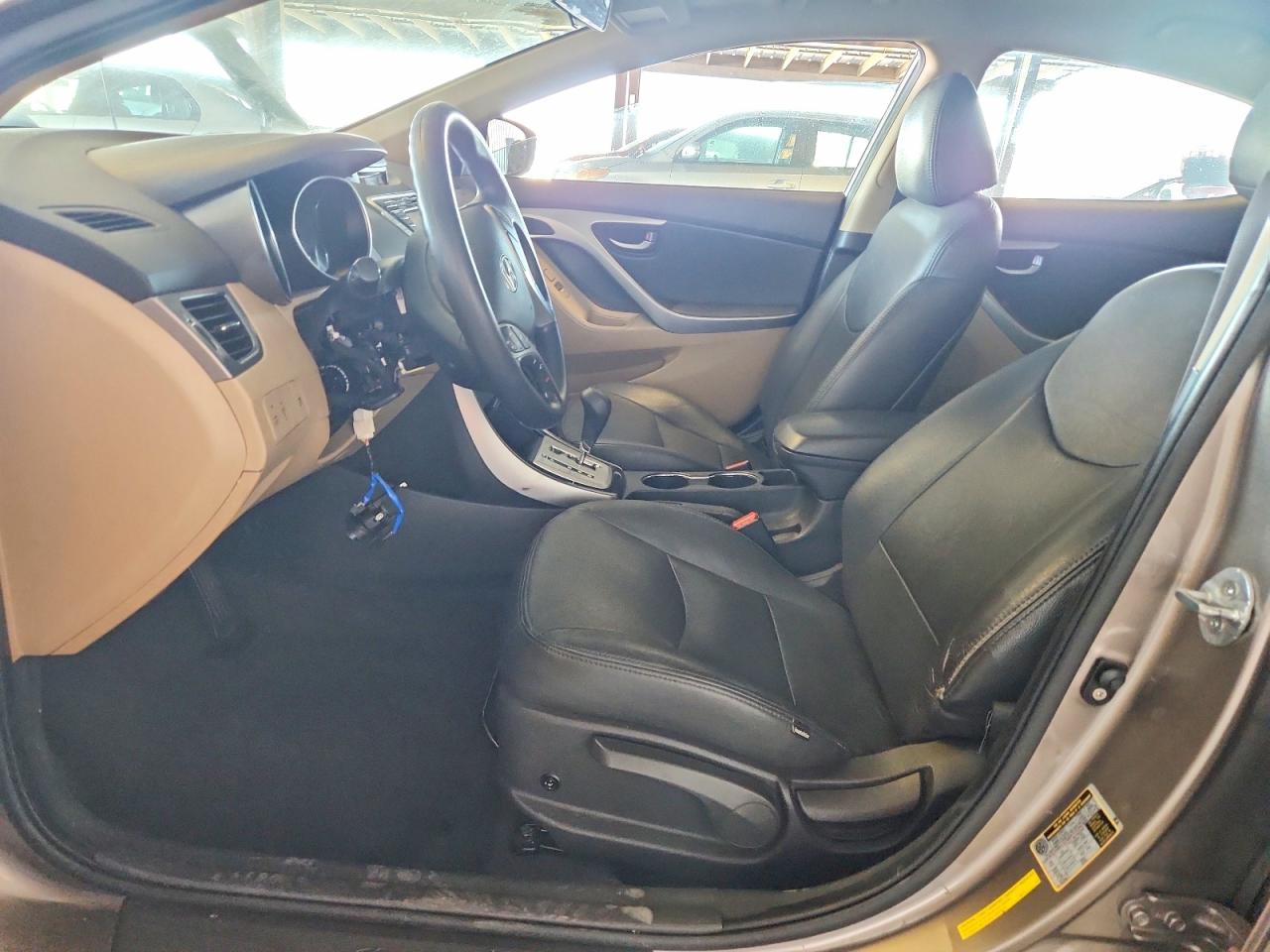 2012 Hyundai Elantra Gls Silver vin: 5NPDH4AE4CH071592