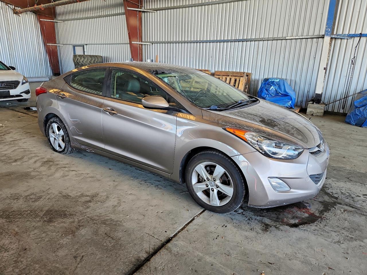 2012 Hyundai Elantra Gls Silver vin: 5NPDH4AE4CH071592