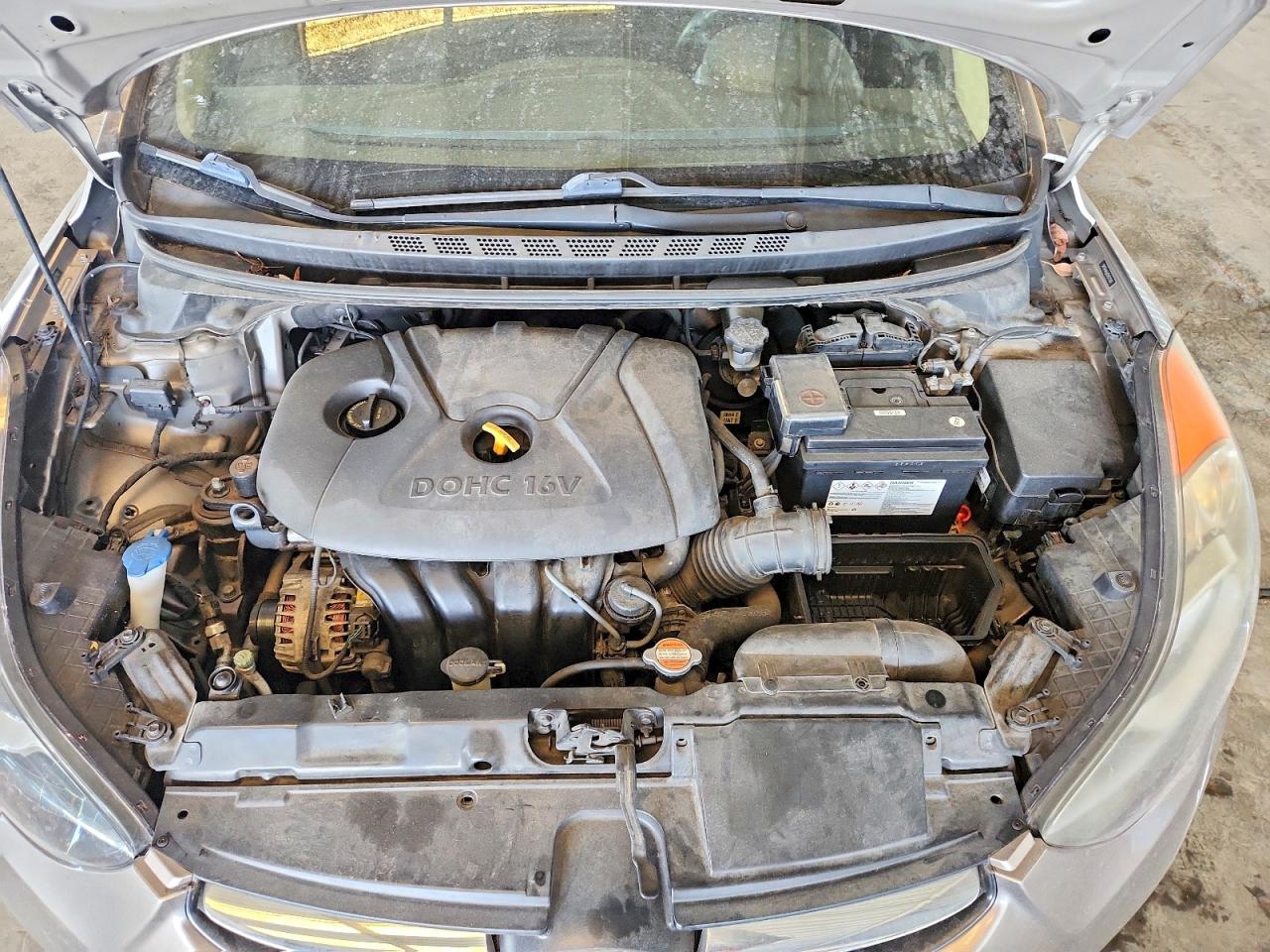 2012 Hyundai Elantra Gls Silver vin: 5NPDH4AE4CH071592