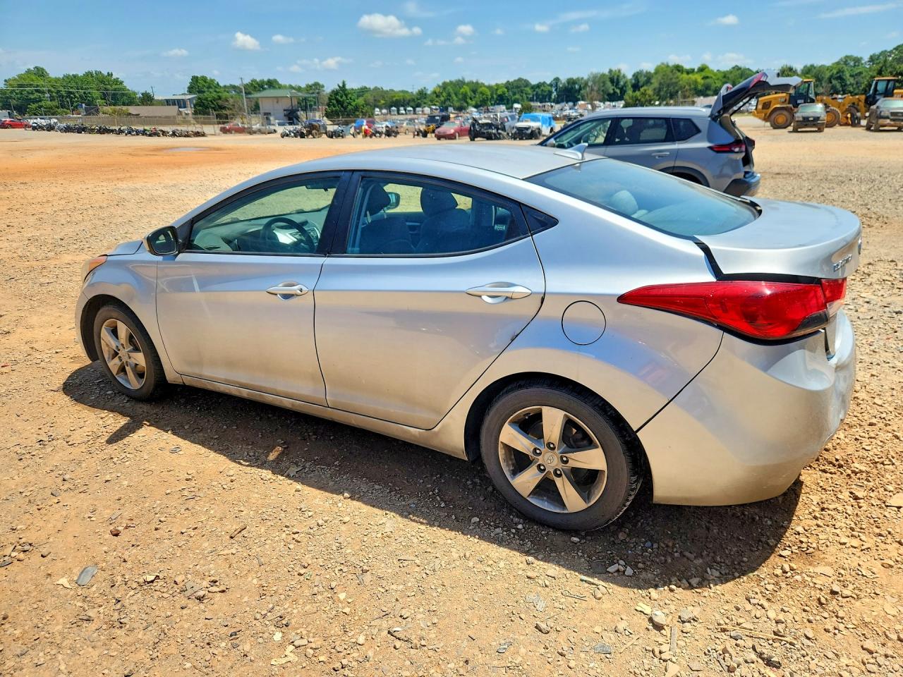 2012 Hyundai Elantra Gls Серебряный vin: 5NPDH4AE4CH085136