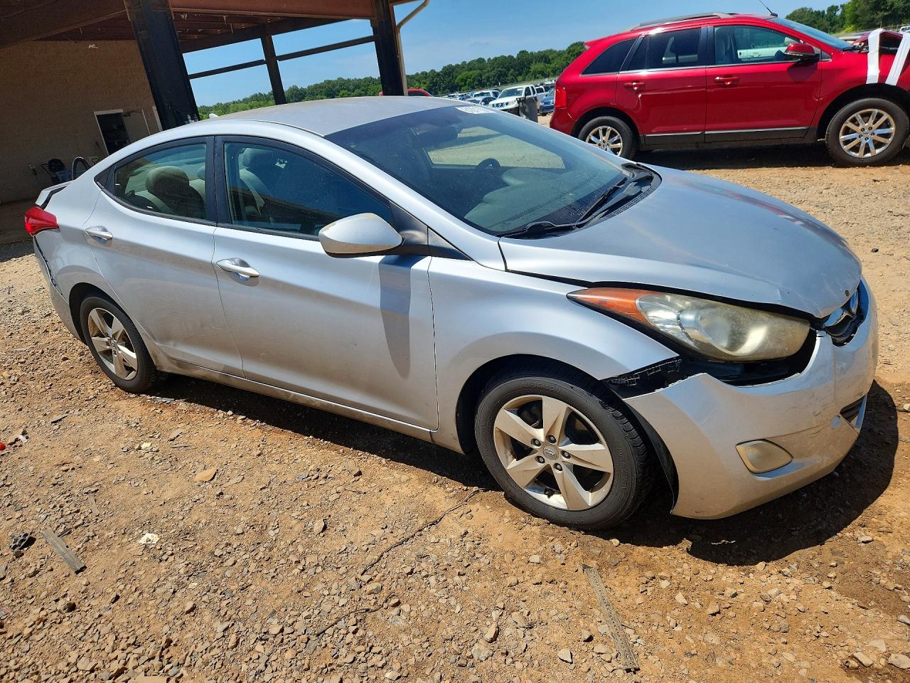2012 Hyundai Elantra Gls Серебряный vin: 5NPDH4AE4CH085136