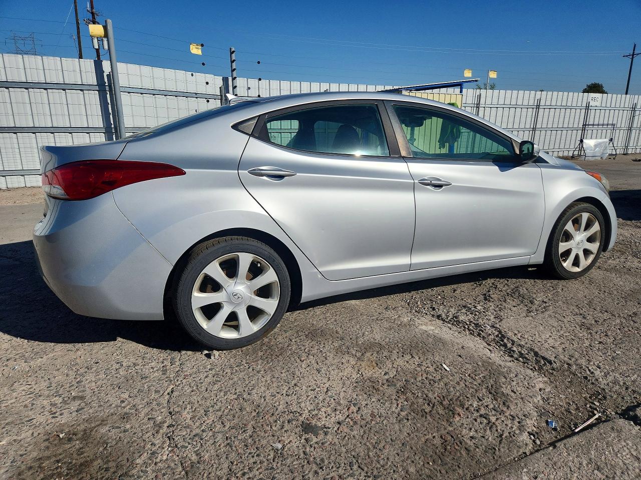 2012 Hyundai Elantra Limited Silver vin: 5NPDH4AE4CH094211