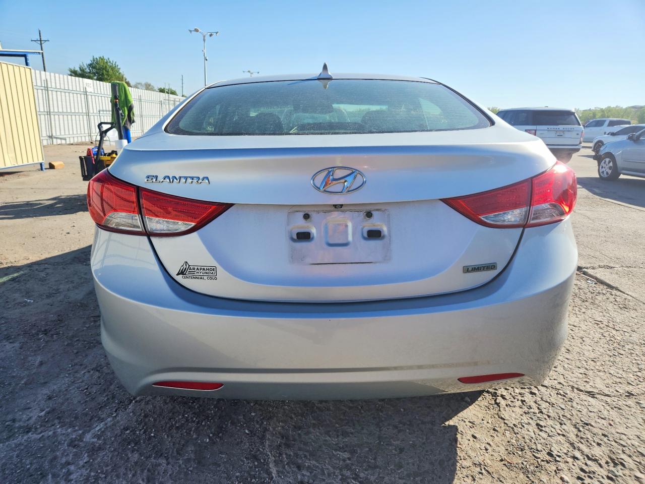 2012 Hyundai Elantra Limited Silver vin: 5NPDH4AE4CH094211