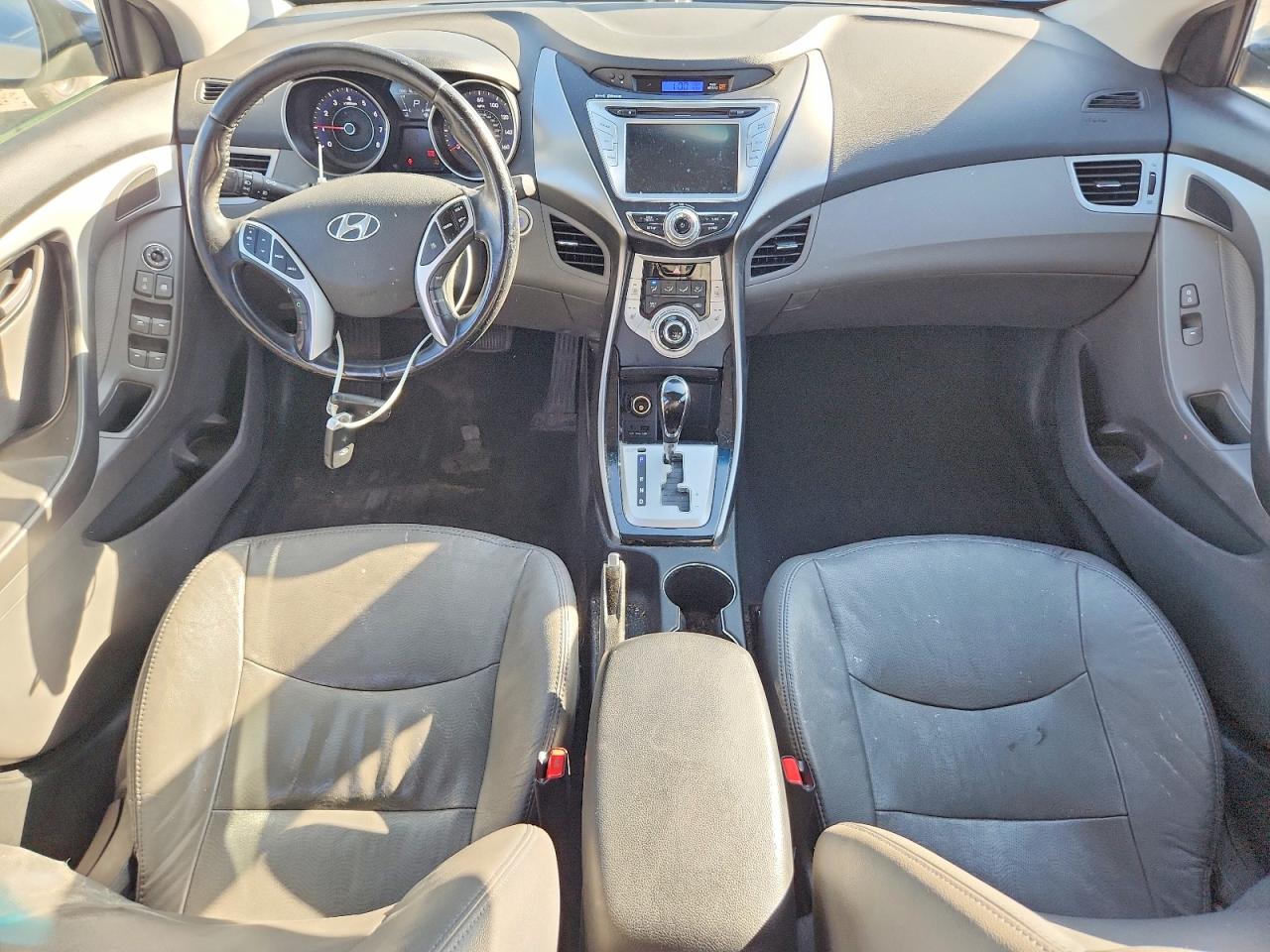 2012 Hyundai Elantra Limited Silver vin: 5NPDH4AE4CH094211