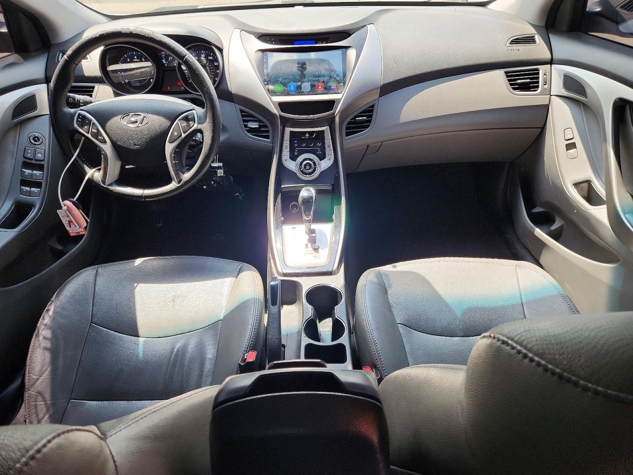 2012 Hyundai Elantra Limited Silver vin: 5NPDH4AE4CH122847