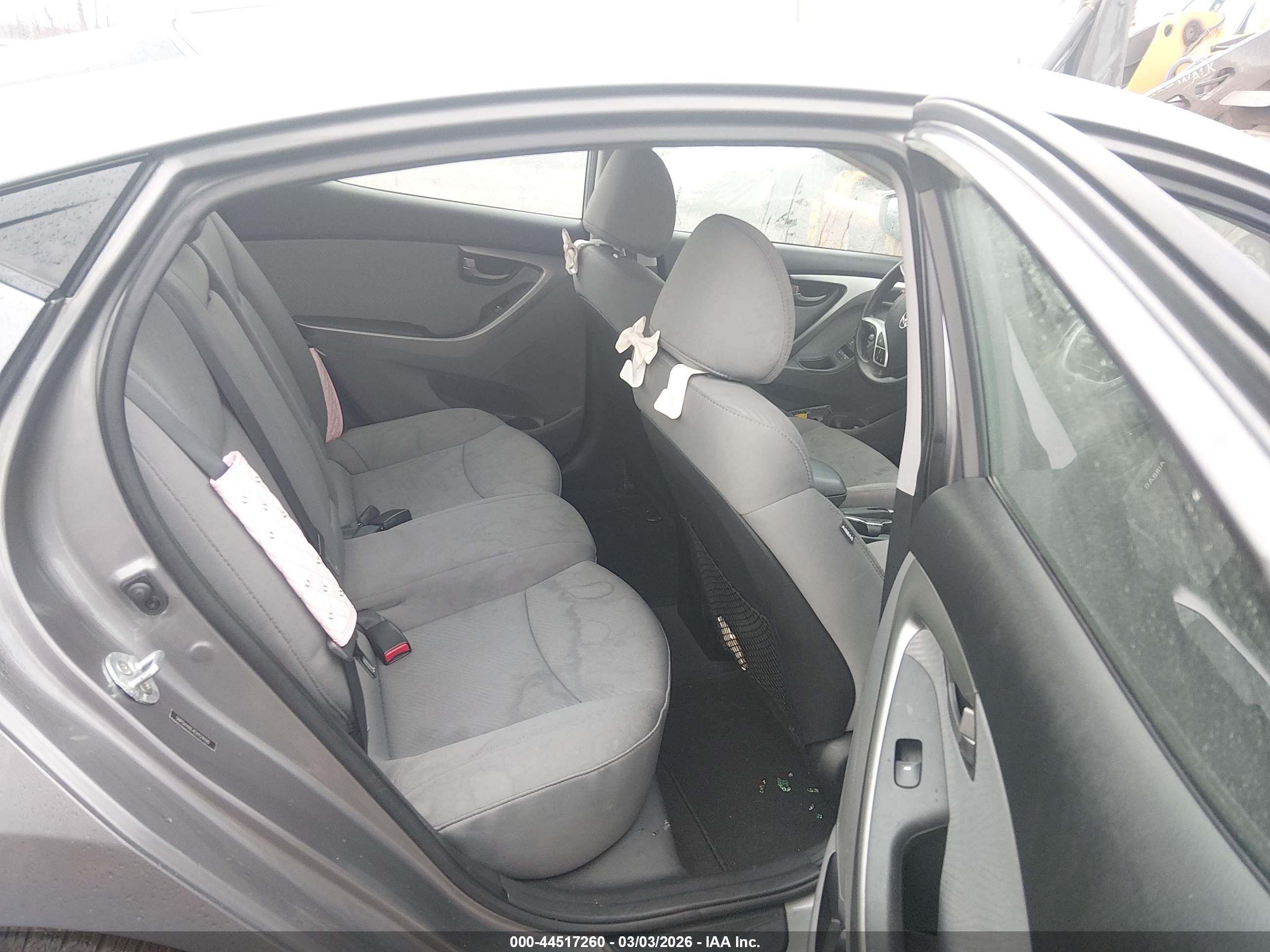 2012 Hyundai Elantra Gls Gray vin: 5NPDH4AE4CH124100