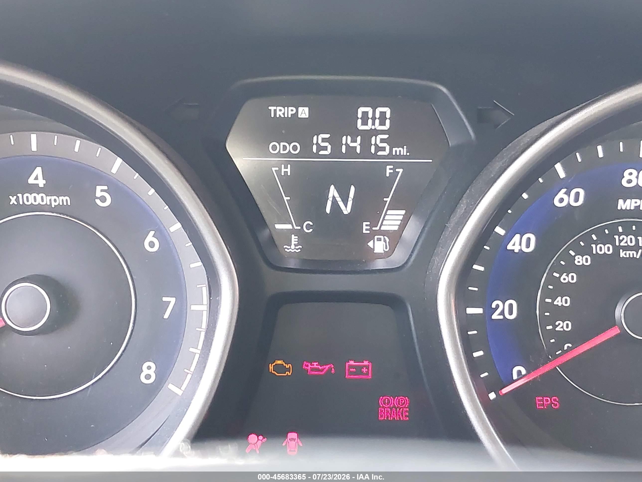 2012 Hyundai Elantra Gls Серый vin: 5NPDH4AE4CH125053