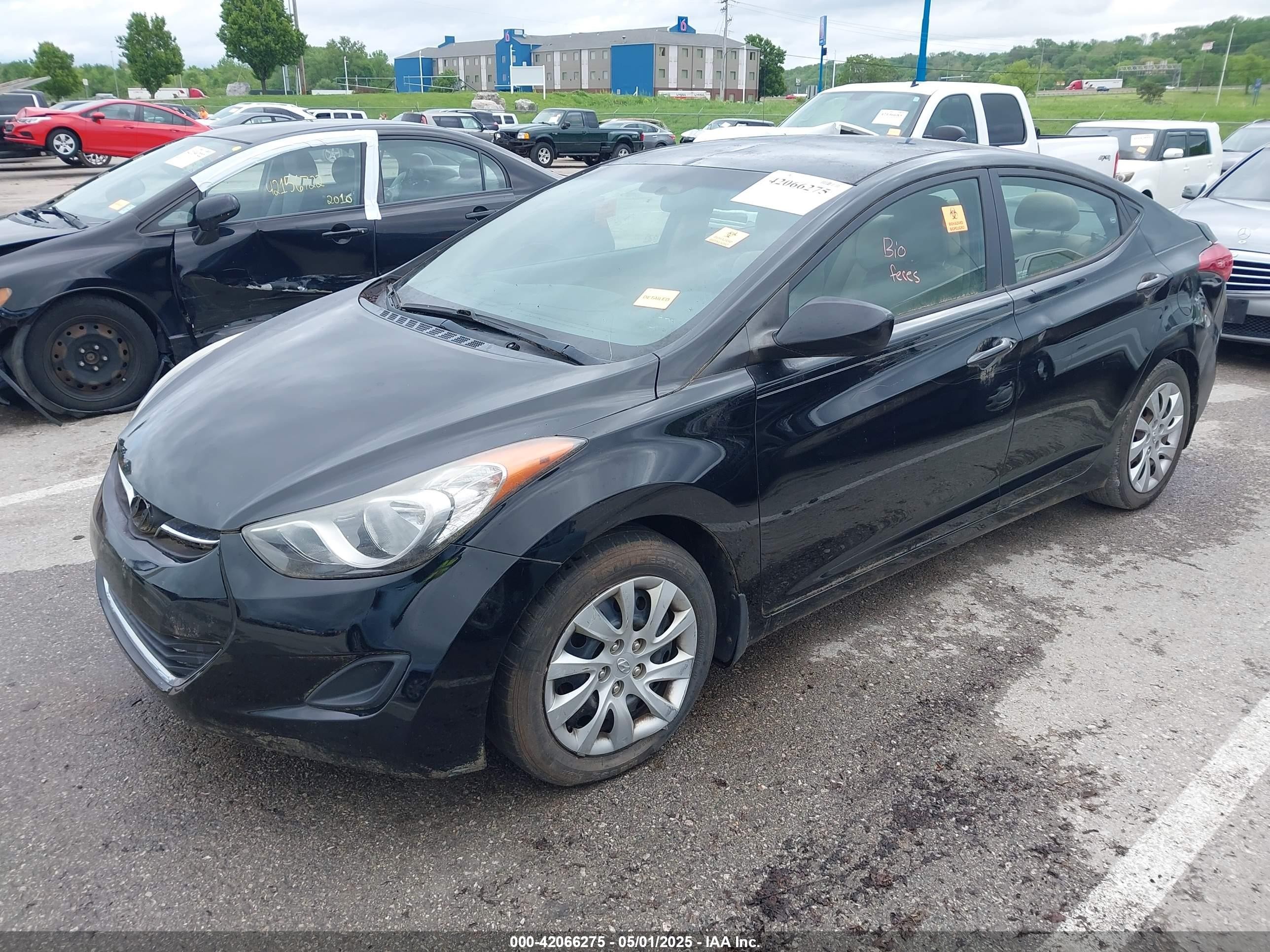 2012 Hyundai Elantra Gls Черный vin: 5NPDH4AE4CH139907