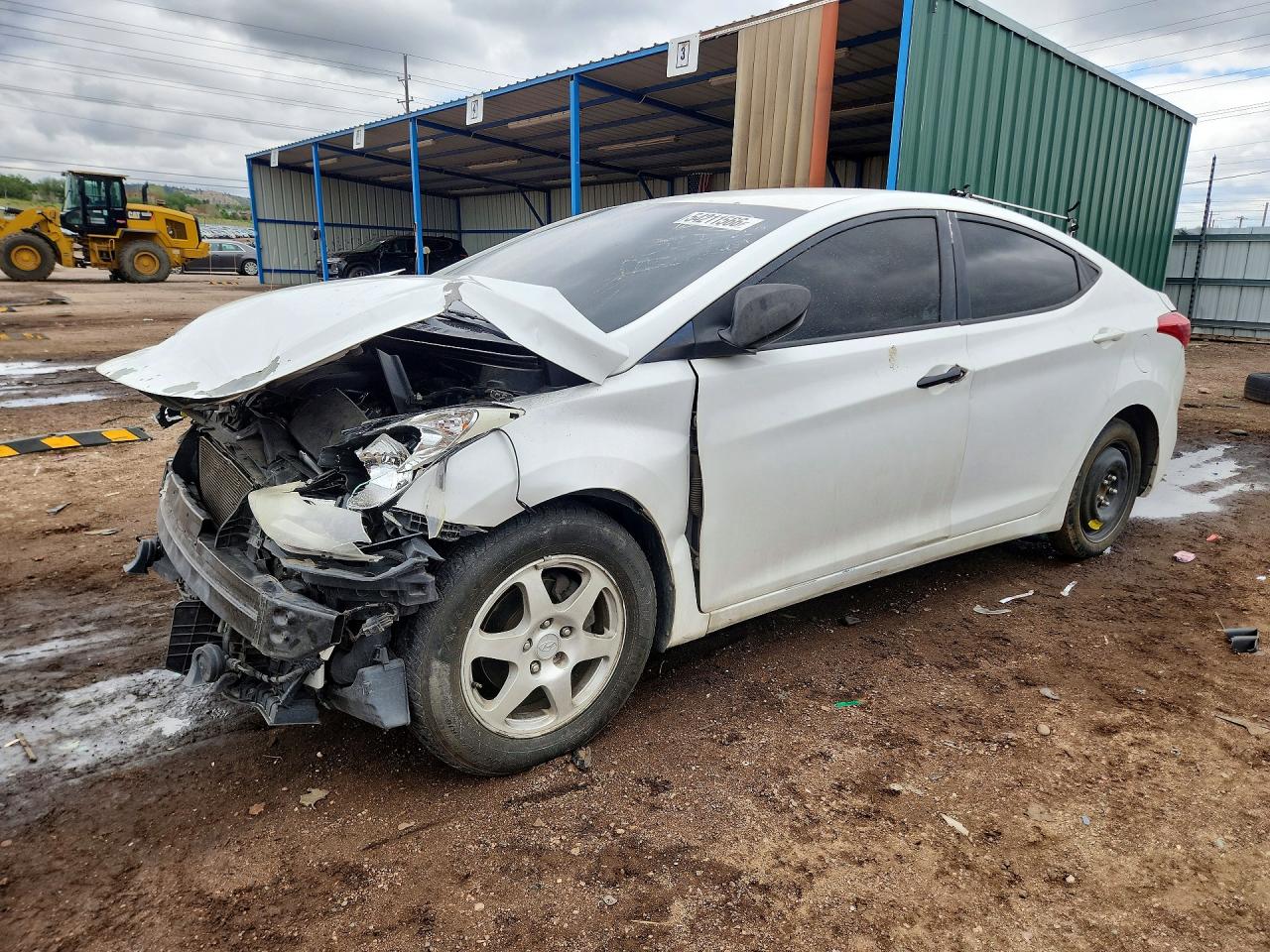 2012 Hyundai Elantra Gls(middle Grade) Белый vin: 5NPDH4AE4CH147649