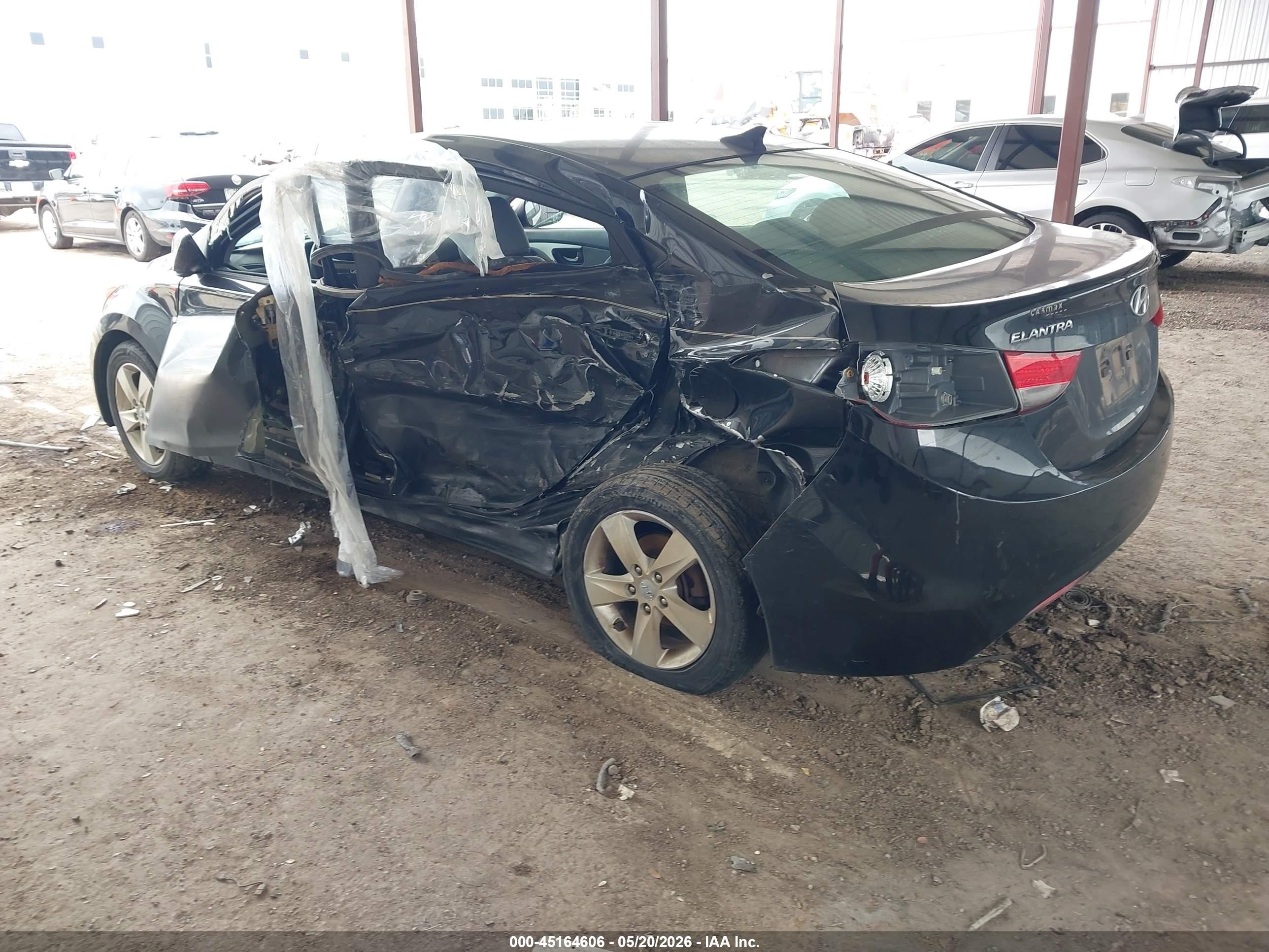 2013 Hyundai Elantra Gls Синий vin: 5NPDH4AE4DH151590
