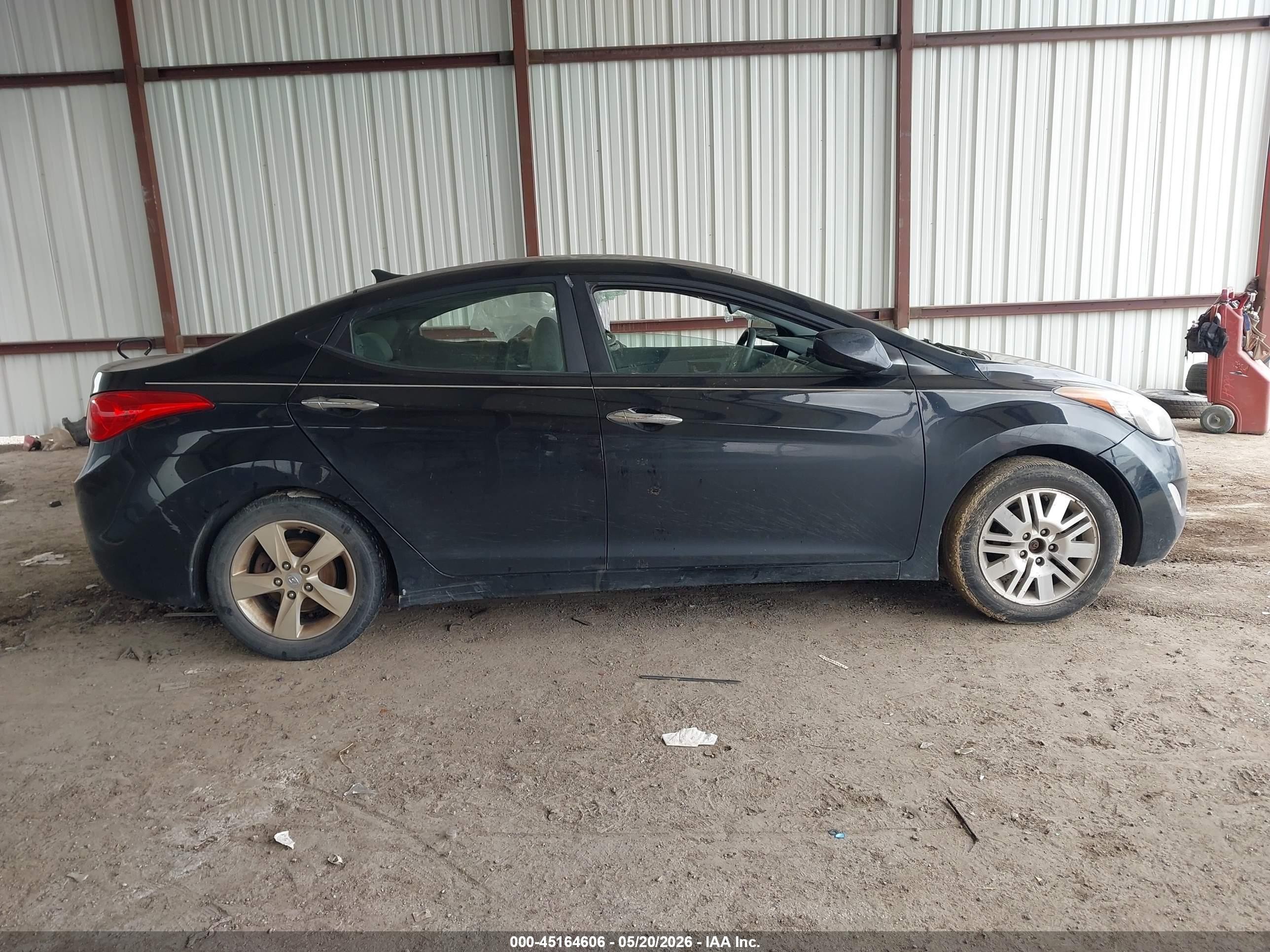 2013 Hyundai Elantra Gls Синий vin: 5NPDH4AE4DH151590