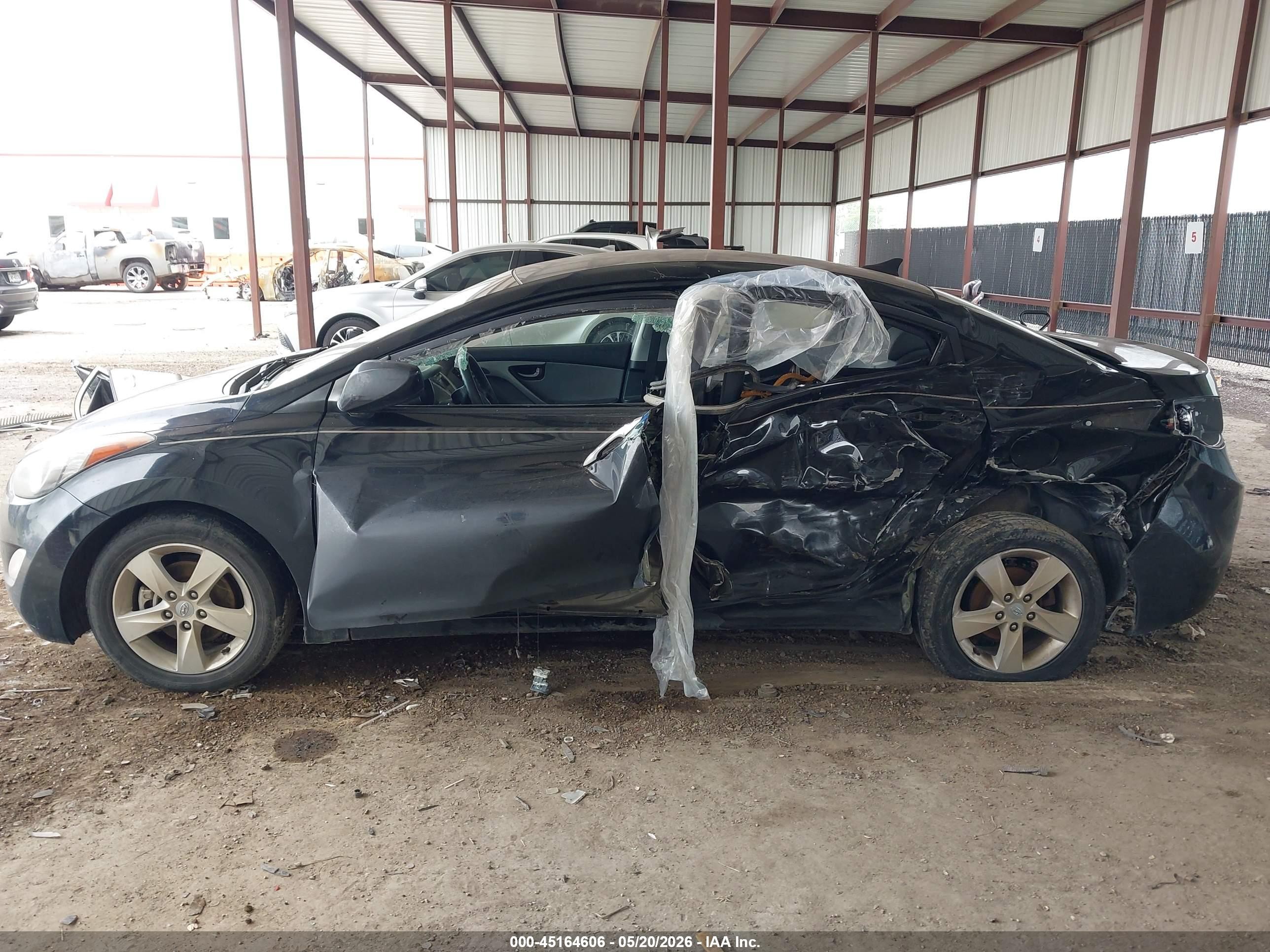 2013 Hyundai Elantra Gls Синий vin: 5NPDH4AE4DH151590