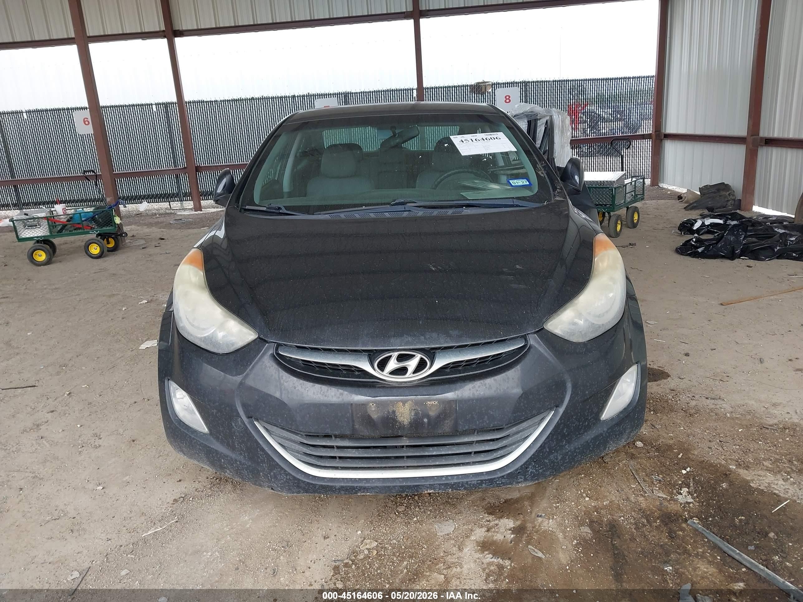 2013 Hyundai Elantra Gls Синий vin: 5NPDH4AE4DH151590