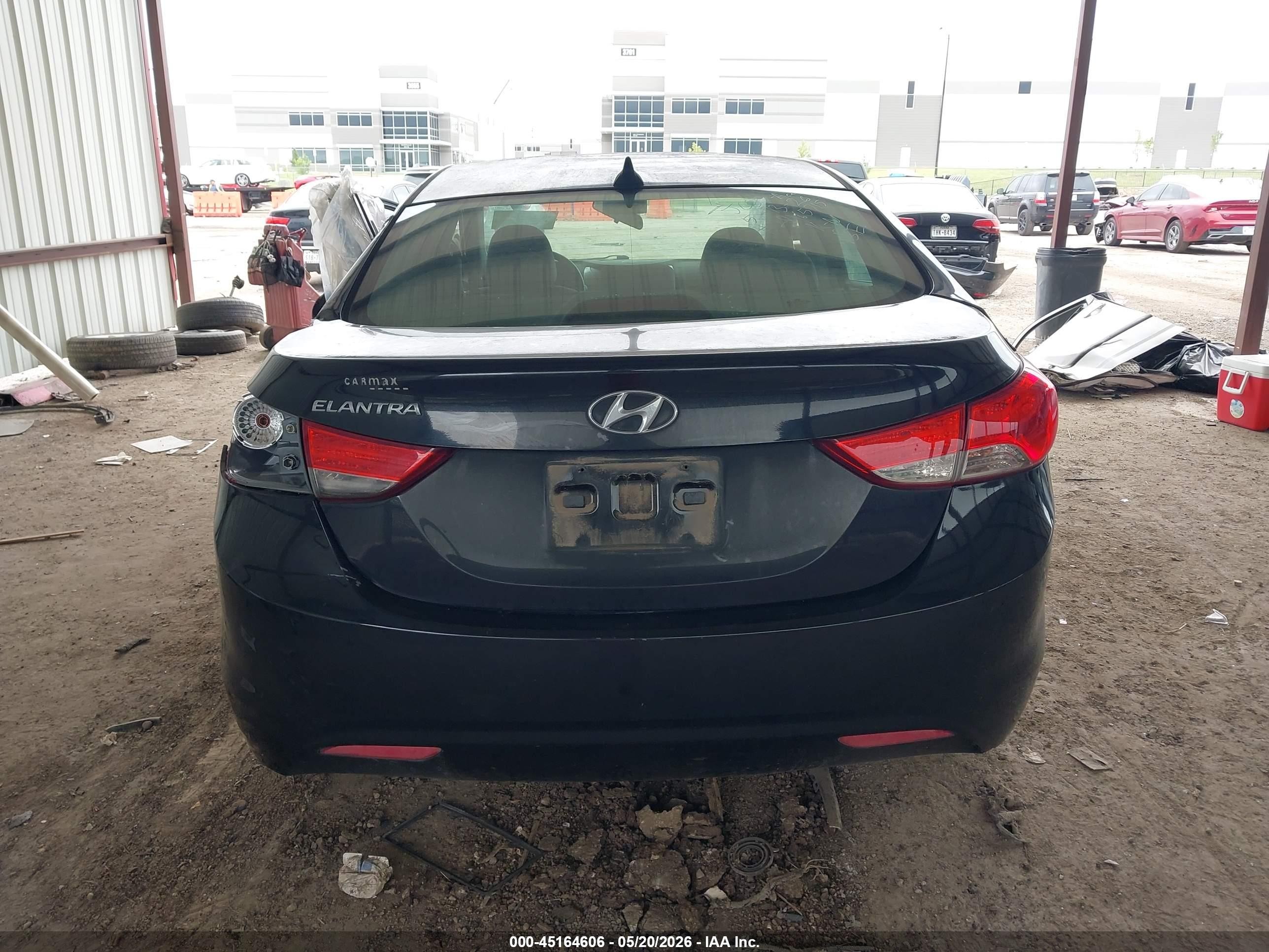 2013 Hyundai Elantra Gls Синий vin: 5NPDH4AE4DH151590